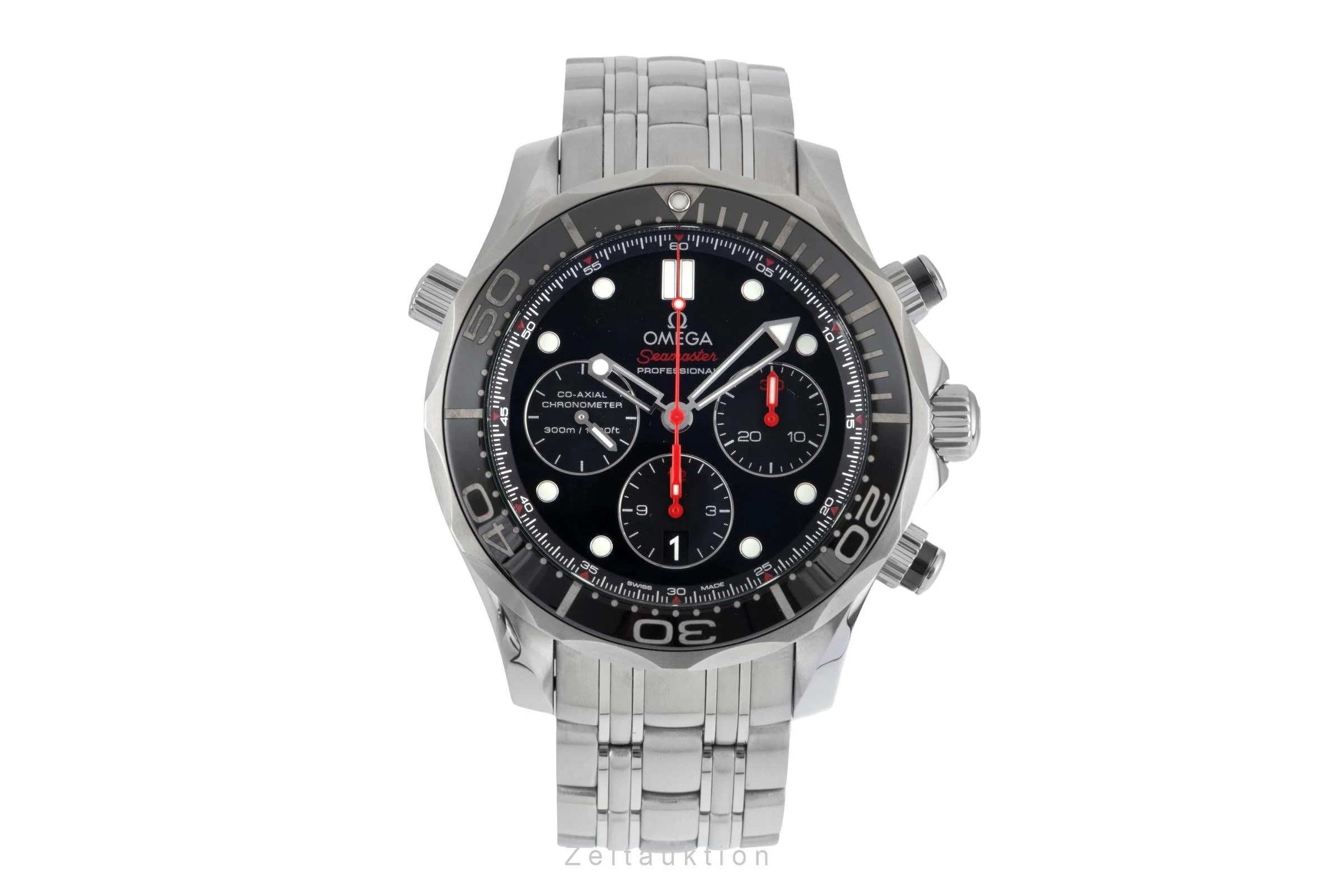 Omega Seamaster chronograph steel automatic men's watch 212.30.44.50.01.001 LP: 9300EUR  [2600487] - Image 5