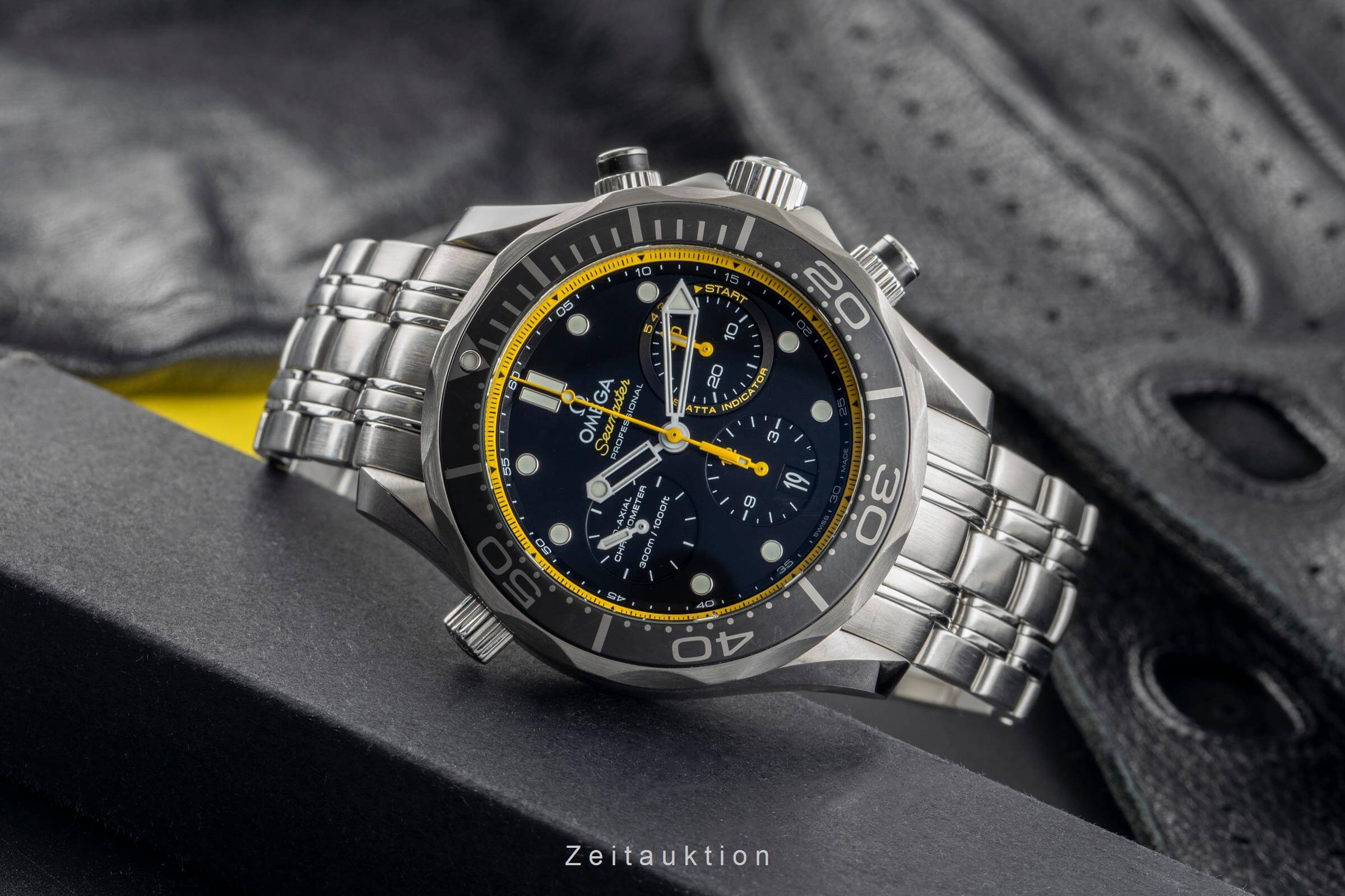 Omega Seamaster chronograph steel automatic men's watch 212.30.44.50.01.002 LP: 9300EUR  [2501607] - Image 3