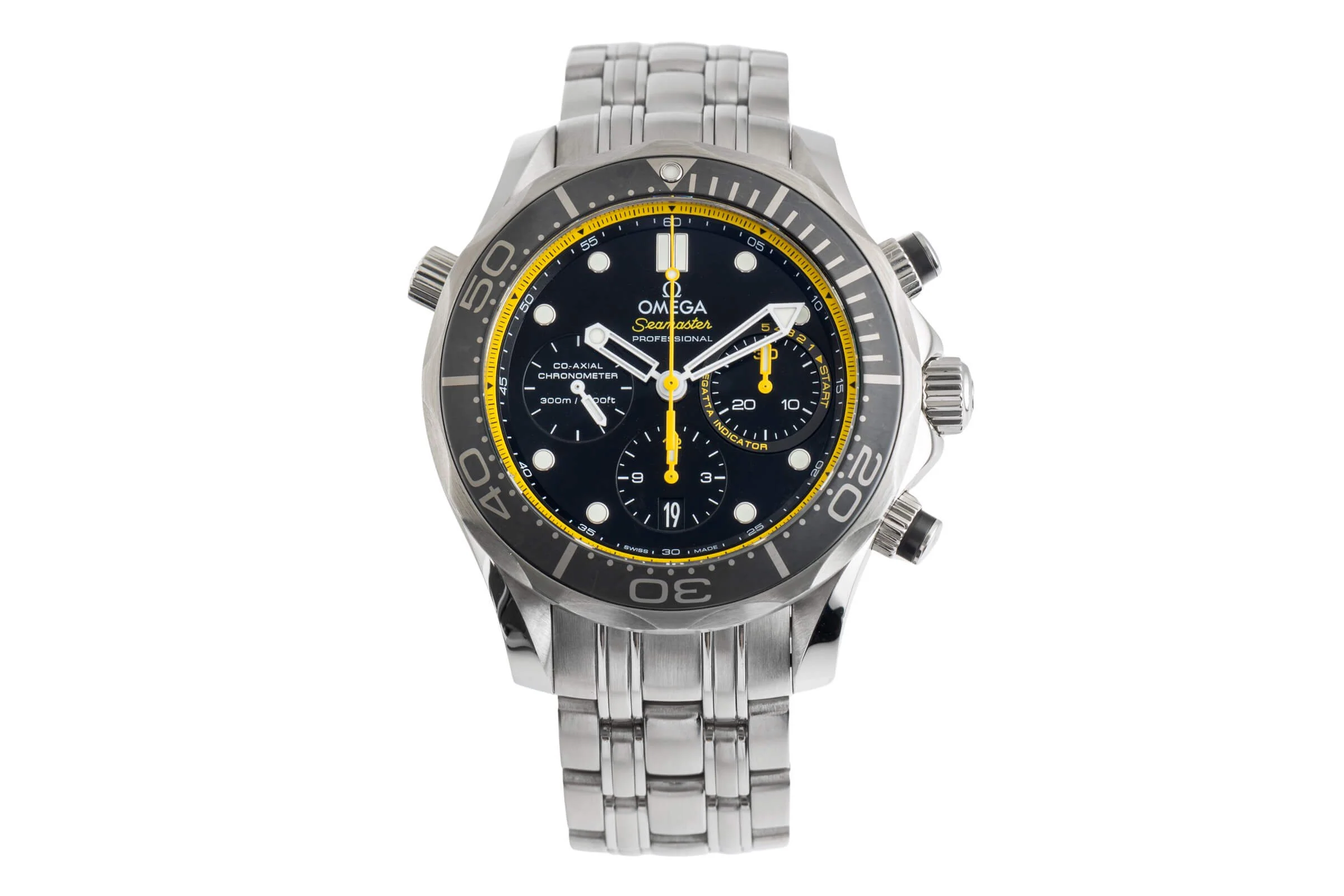 Omega Seamaster chronograph steel automatic men's watch 212.30.44.50.01.002 LP: 9300EUR  [2501607] - Image 5