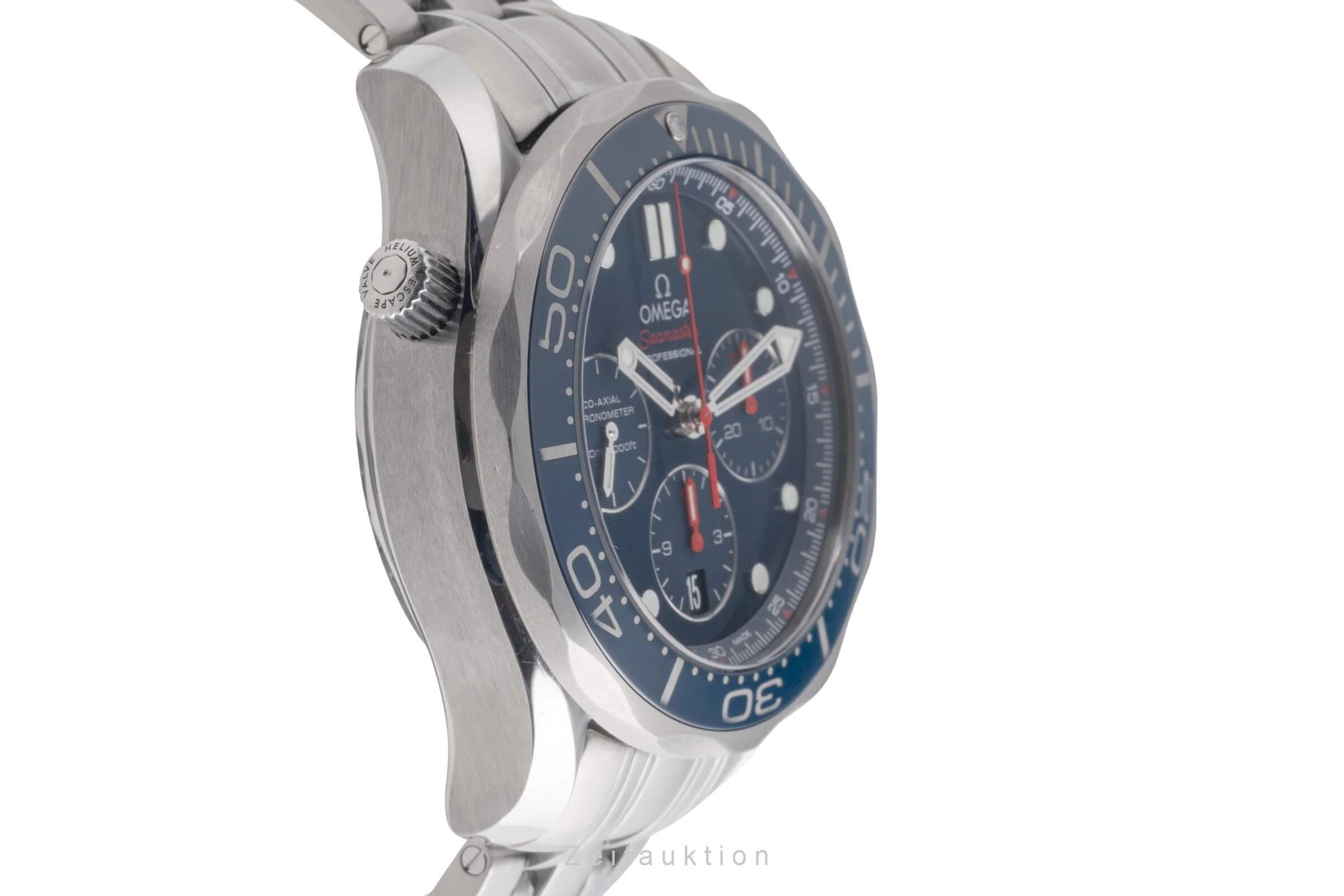 Omega Seamaster chronograph steel automatic men's watch 212.30.44.50.03.001  [2501686] - Image 8