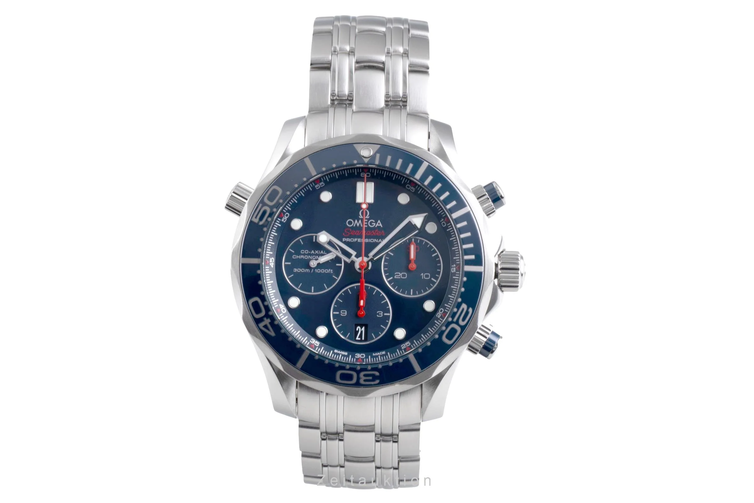 Omega Seamaster chronograph steel automatic men's watch 212.30.44.50.03.001 LP: 9300EUR  [2600665] - Image 5