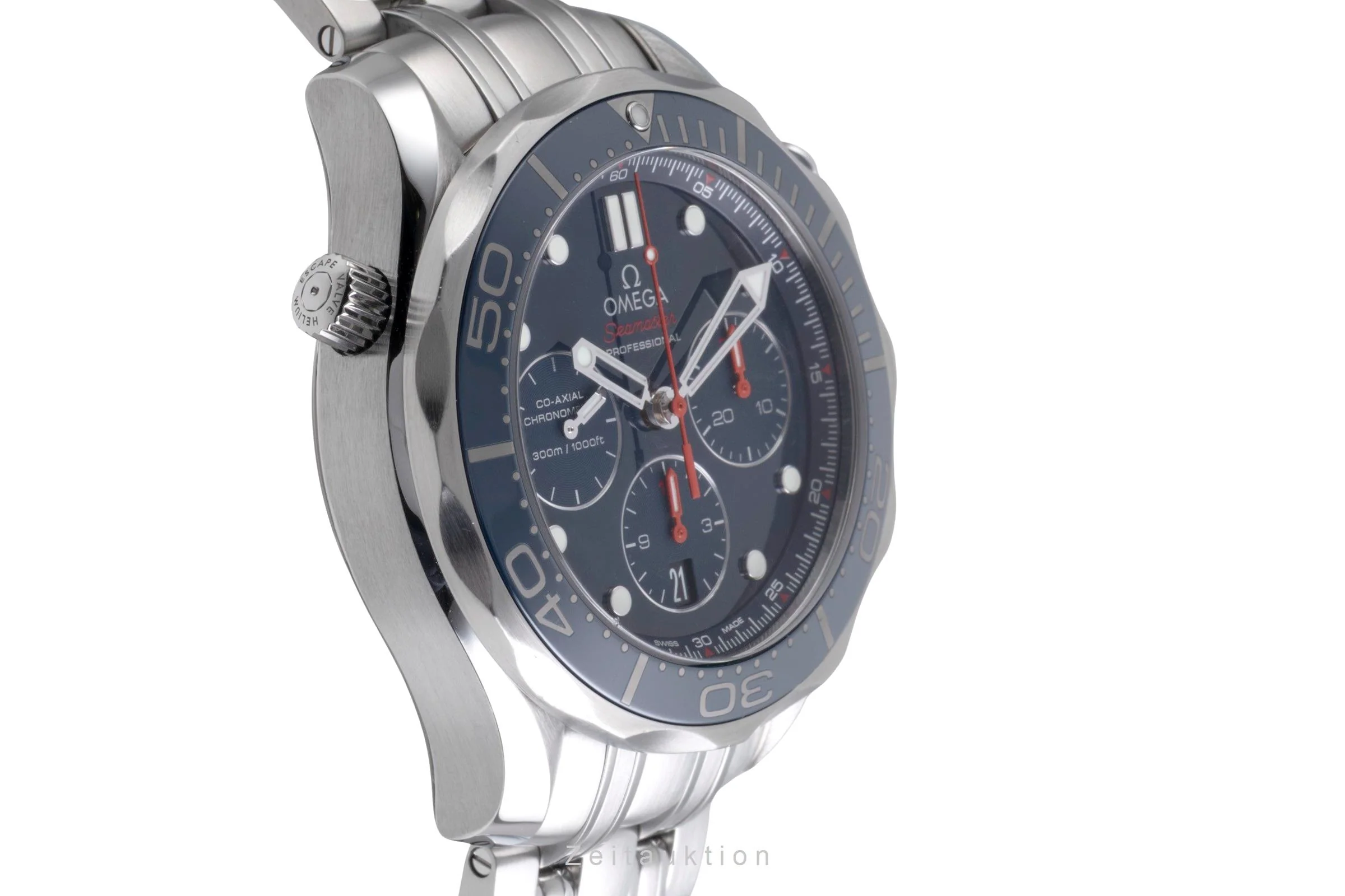 Omega Seamaster chronograph steel automatic men's watch 212.30.44.50.03.001 LP: 9300EUR  [2600665] - Image 8