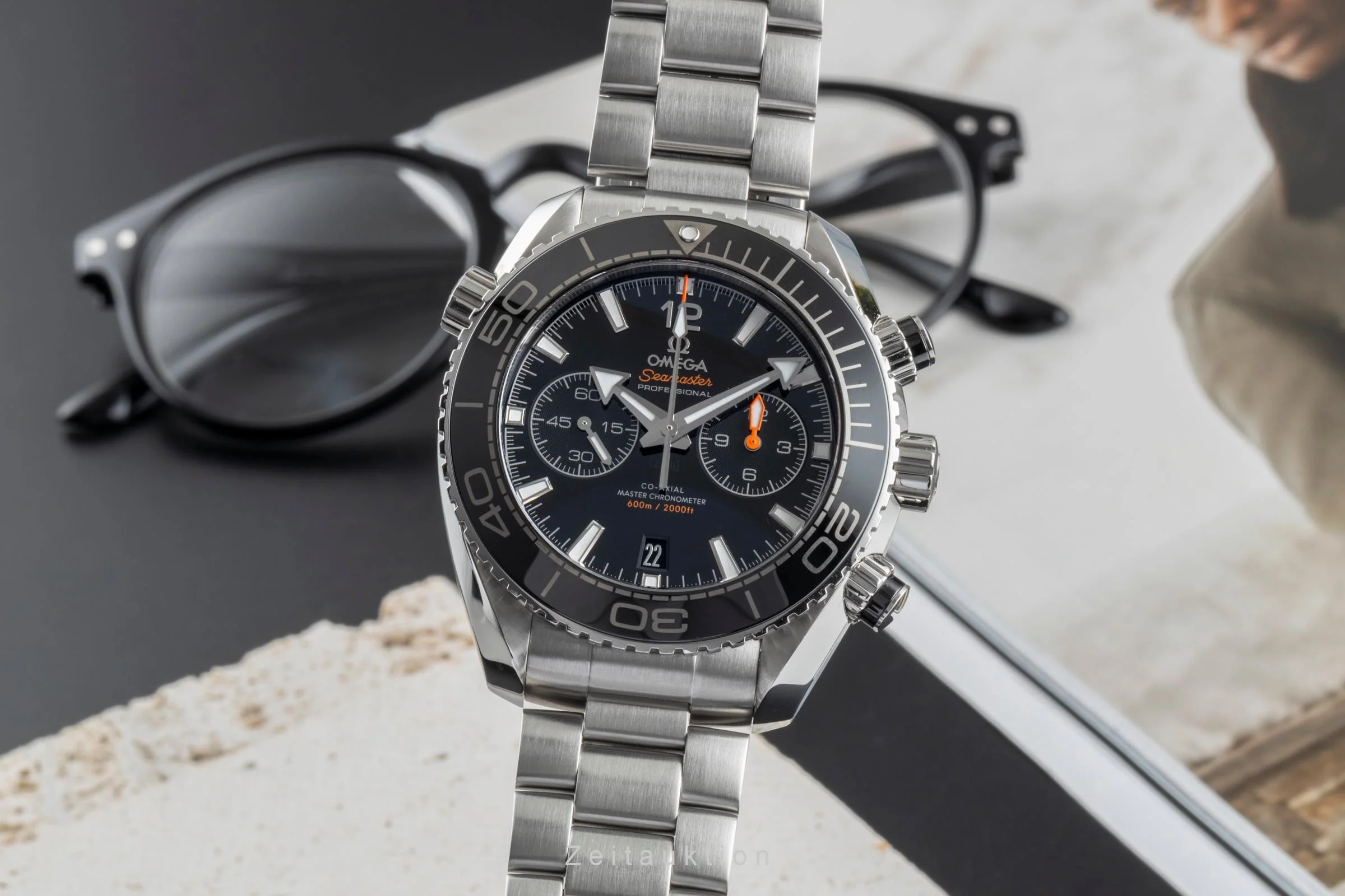 Omega Seamaster chronograph steel automatic men's watch 215.30.46.51.01.001  [2507129] - Image 2