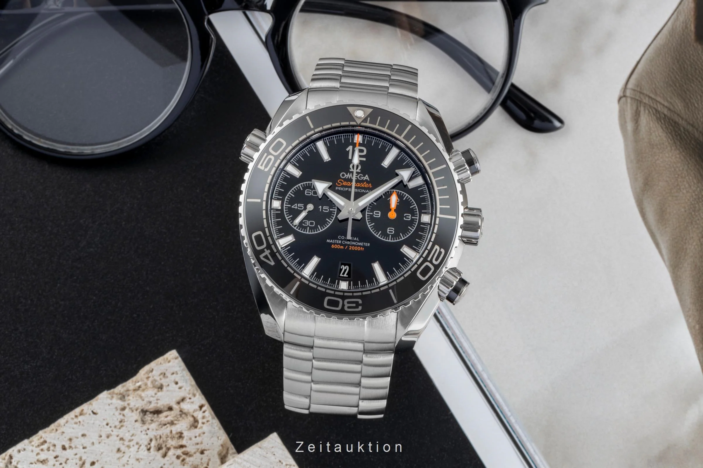 Omega Seamaster chronograph steel automatic men's watch 215.30.46.51.01.001  [2507129] - Image 4