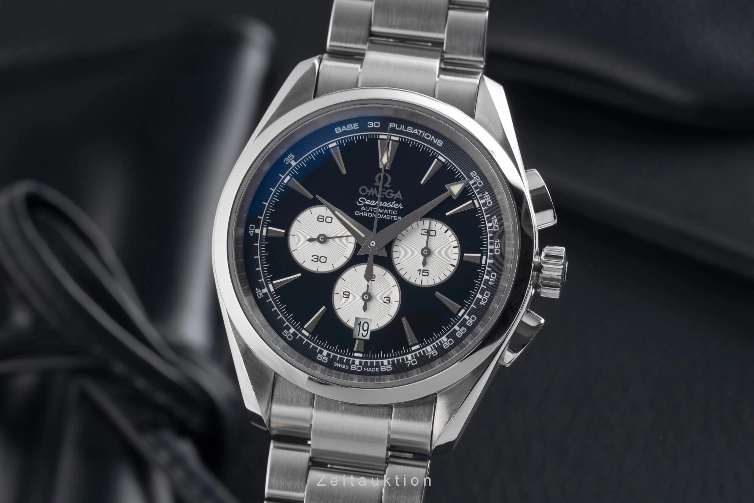 Omega Seamaster chronograph steel automatic men's watch 221.10.42.10.01.002  [2502058] - Image 2