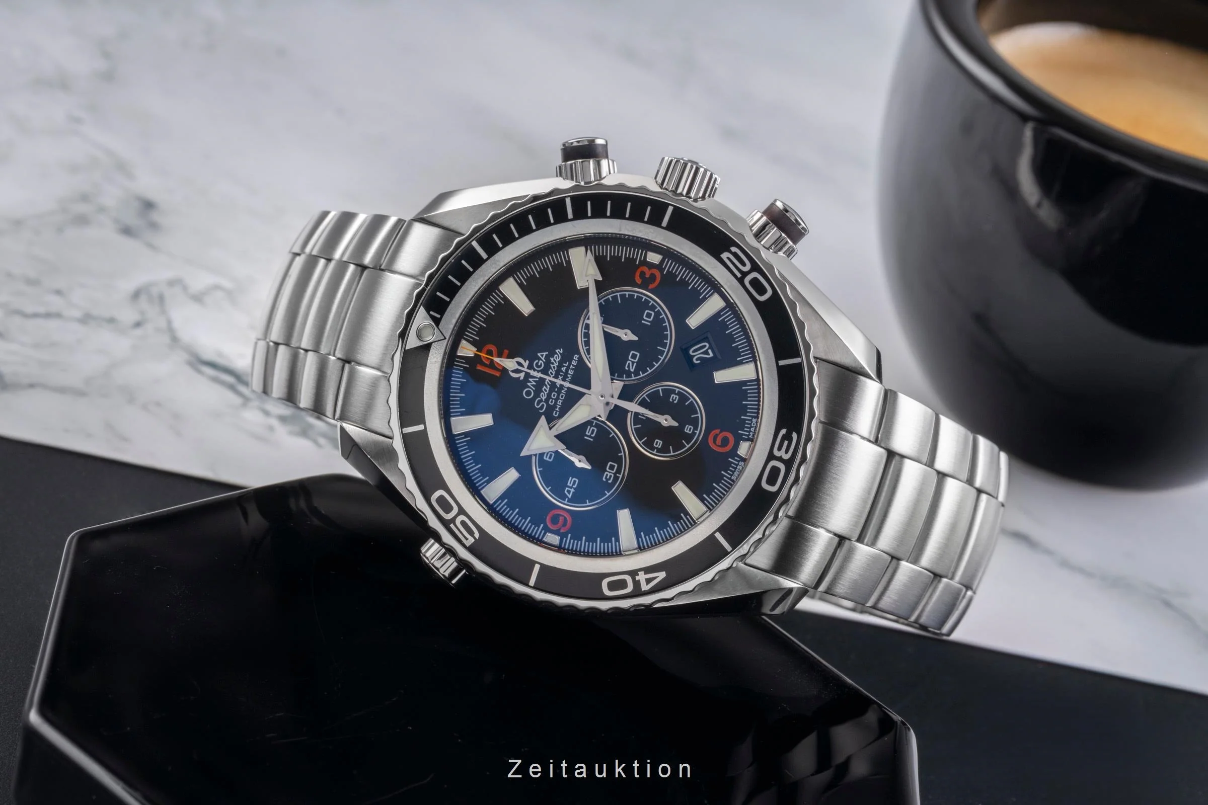 Omega Seamaster chronograph steel automatic men's watch 2210.51.00 LP: 9900EUR  [2505094] - Image 3