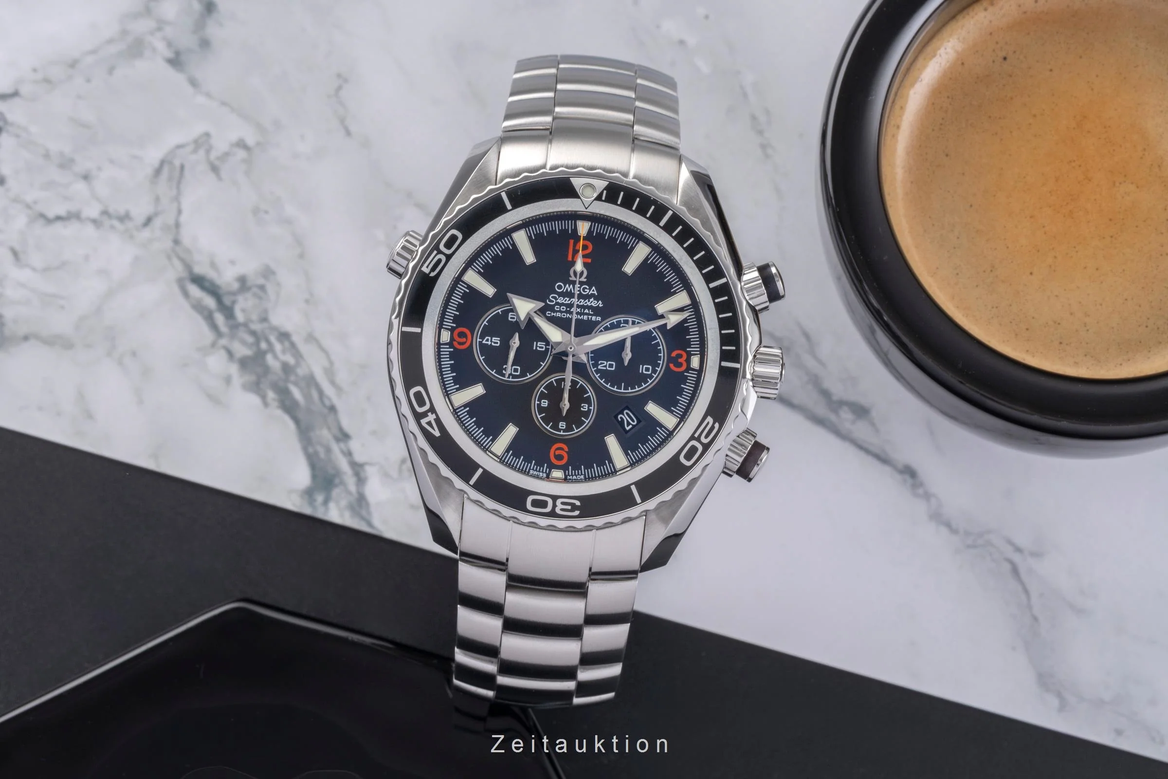 Omega Seamaster chronograph steel automatic men's watch 2210.51.00 LP: 9900EUR  [2505094] - Image 4