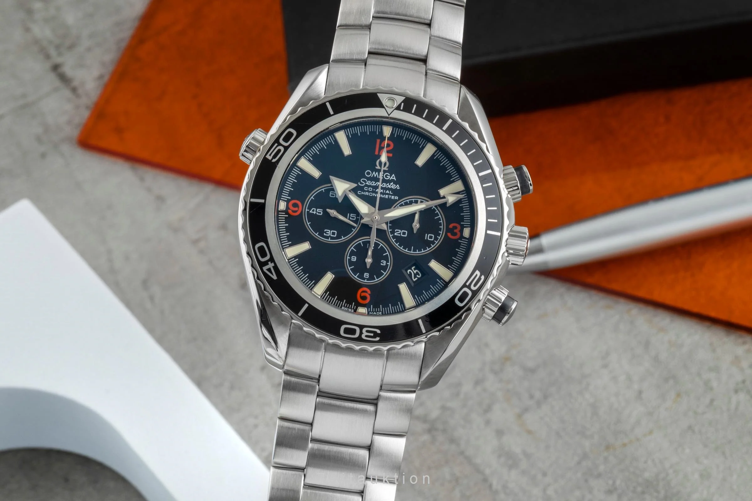 Omega Seamaster chronograph steel automatic men's watch 2210.51.00 LP: 9300EUR  [2506688] - Image 2