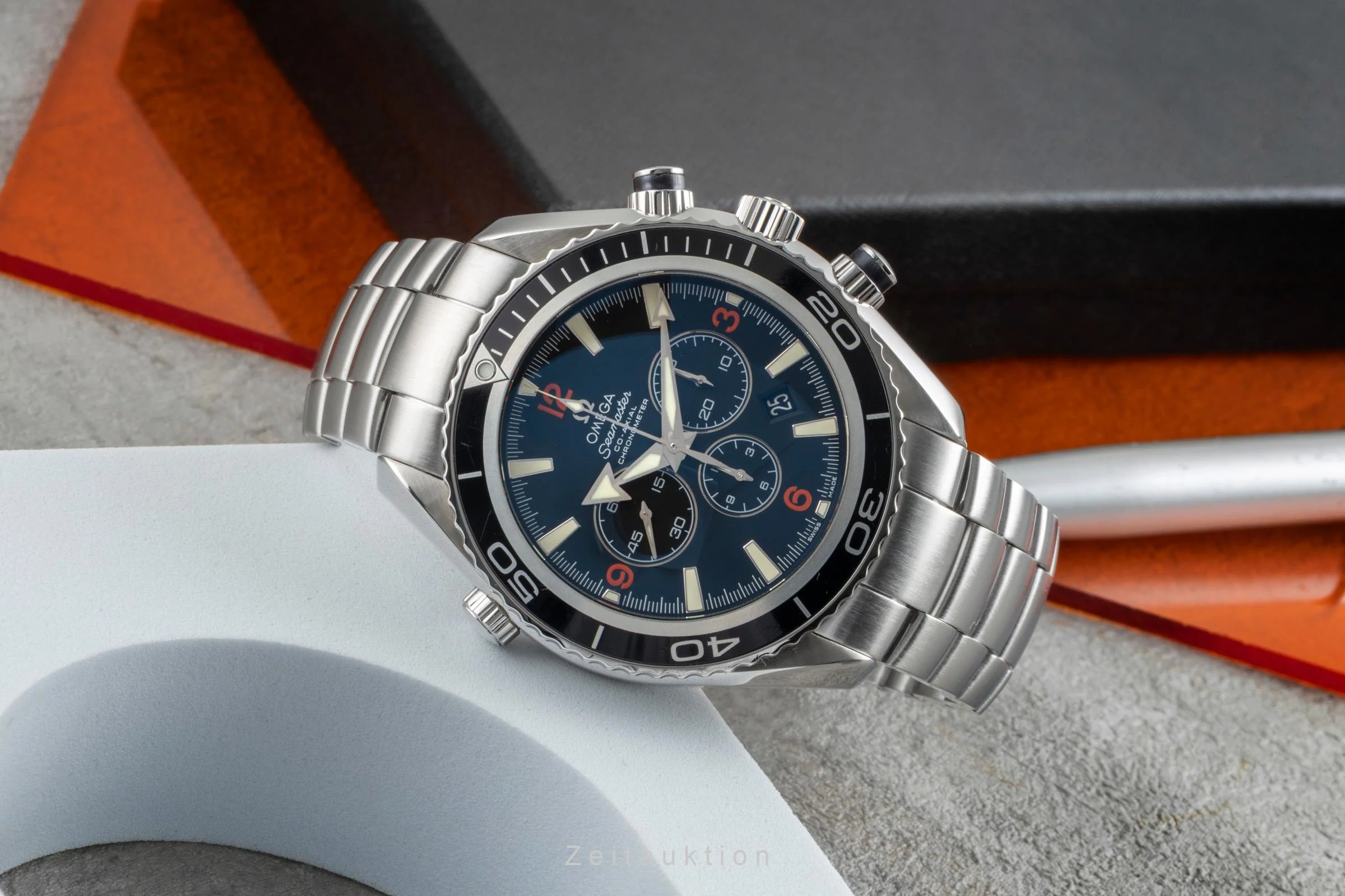 Omega Seamaster chronograph steel automatic men's watch 2210.51.00 LP: 9300EUR  [2506688] - Image 3