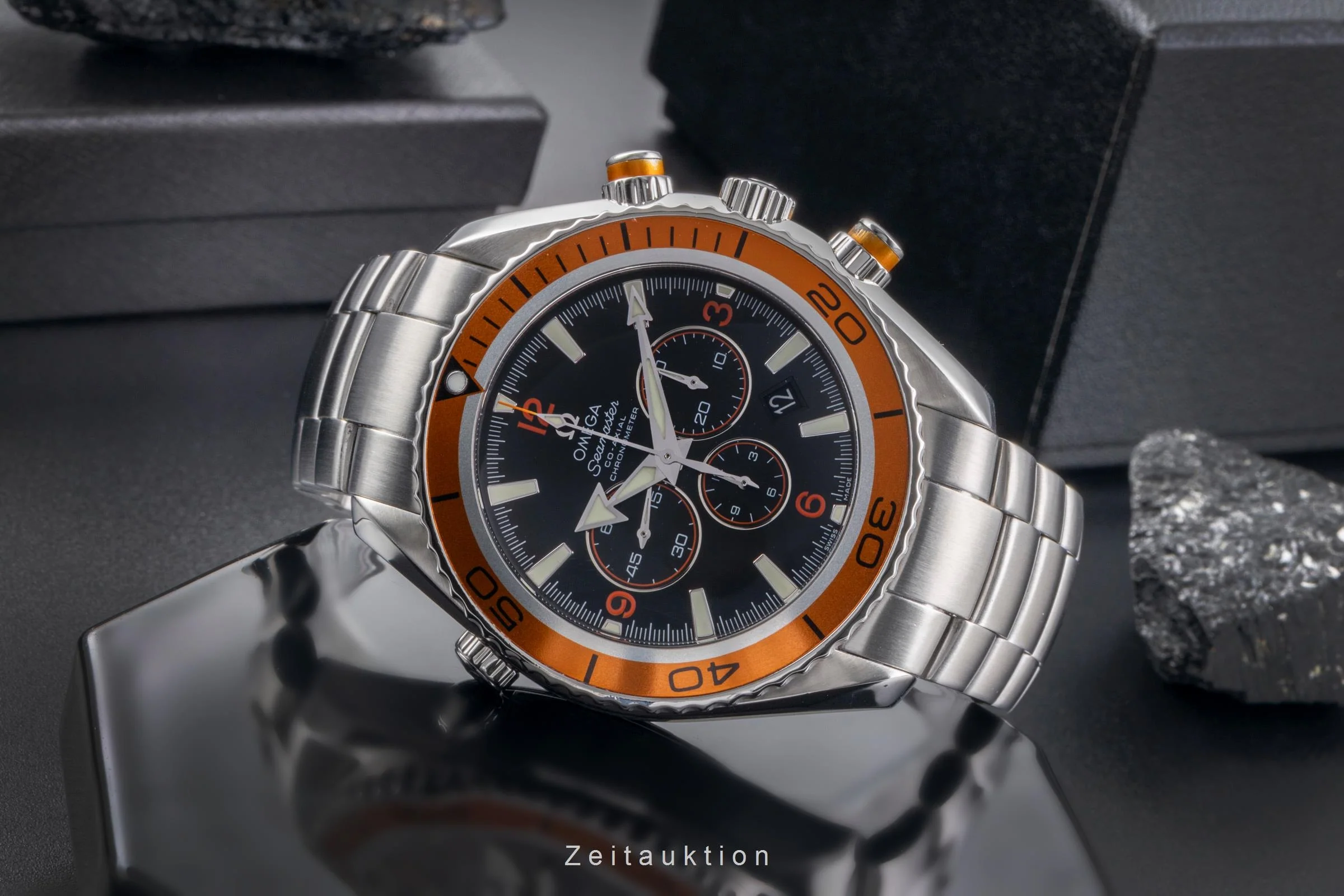Omega Seamaster chronograph steel automatic men's watch 2218.50.00 LP: 9900EUR  [2505769] - Image 3