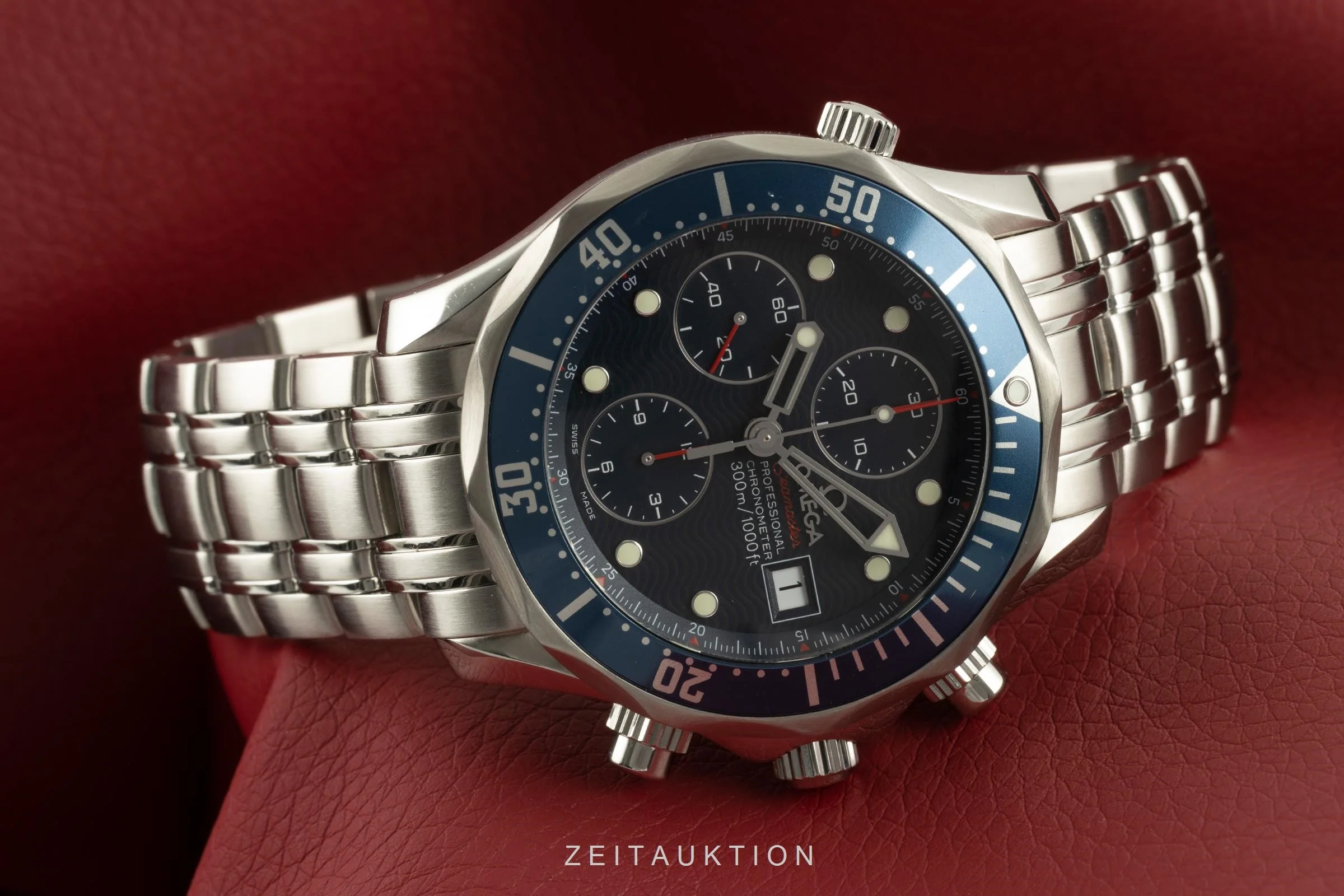 Omega Seamaster chronograph steel automatic men's watch 2225.80.00, 178.0522  [2101499] - Image 2