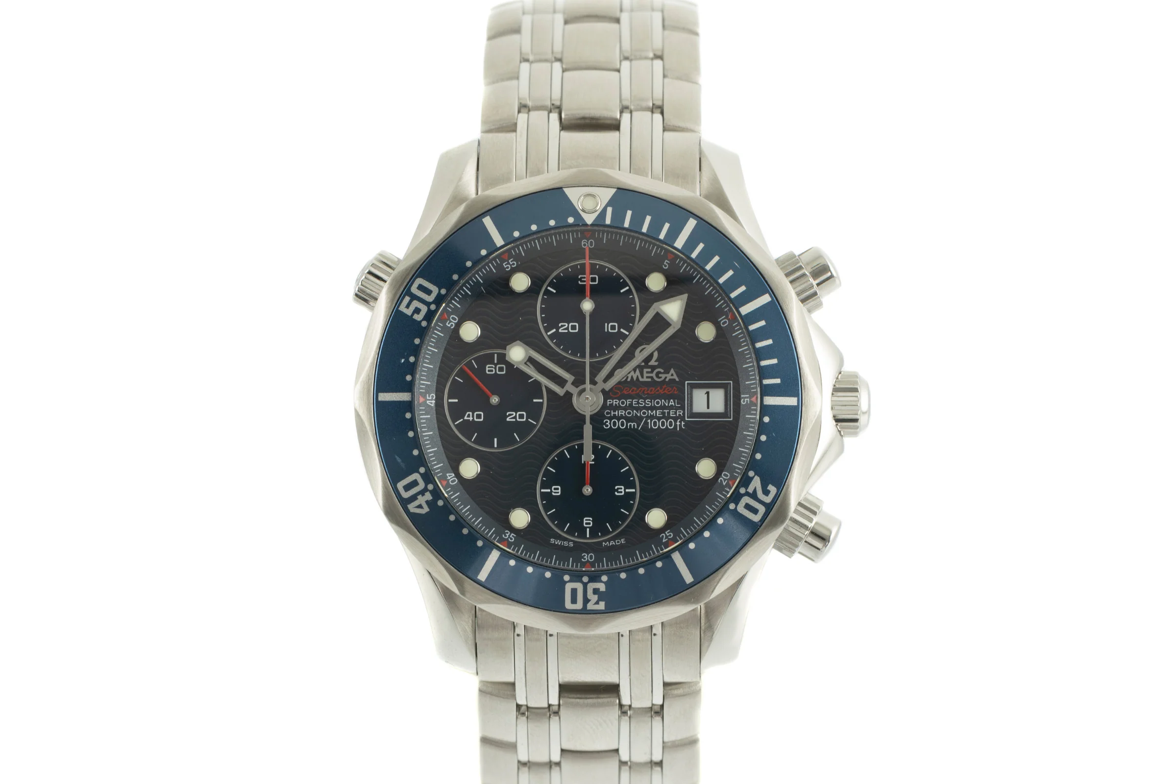 Omega Seamaster chronograph steel automatic men's watch 2225.80.00, 178.0522  [2101499] - Image 4
