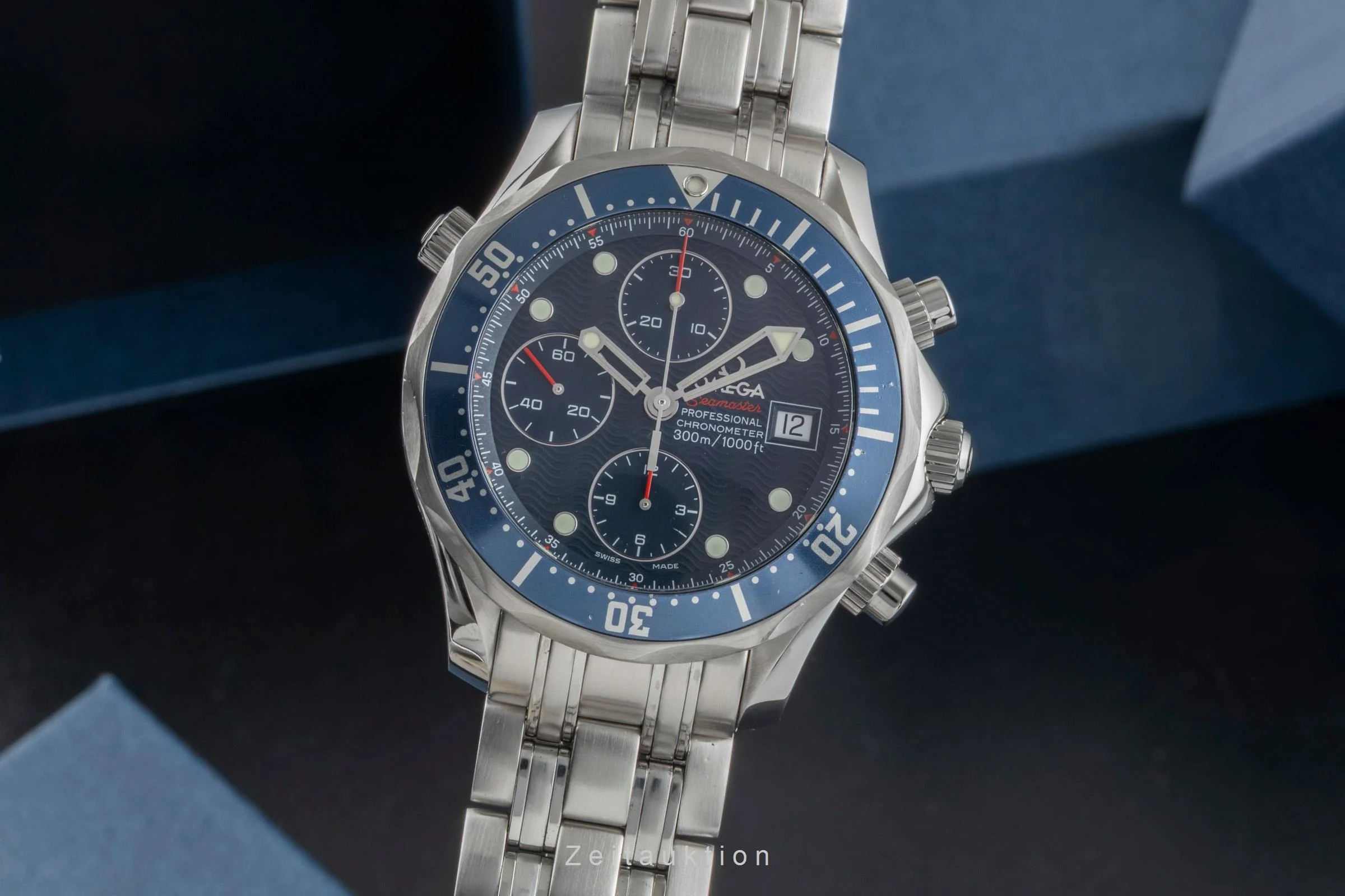 Omega Seamaster chronograph steel automatic men's watch 2225.80.00 LP: 9300EUR  [2504030] - Image 2