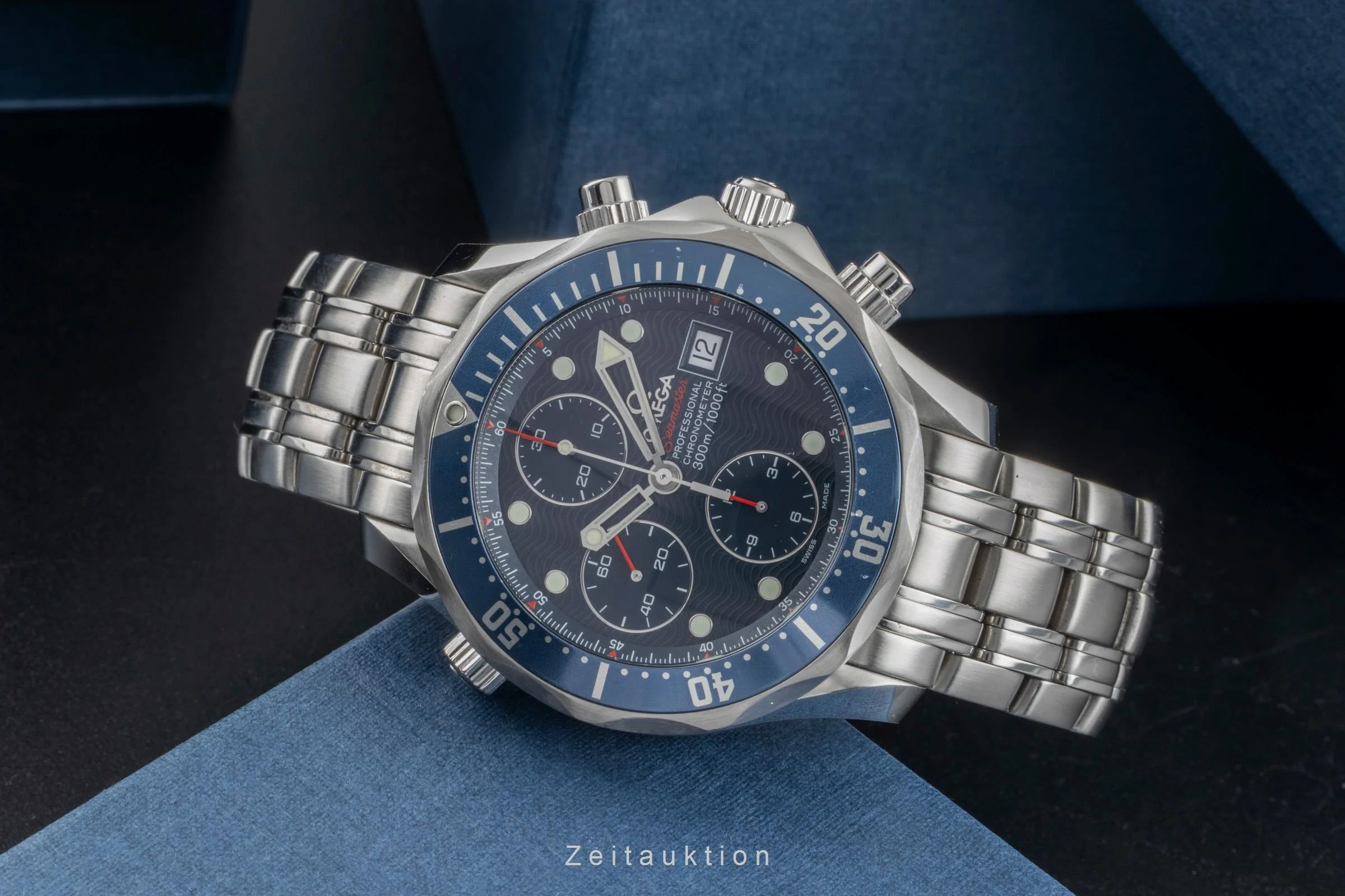 Omega Seamaster chronograph steel automatic men's watch 2225.80.00 LP: 9300EUR  [2504030] - Image 3