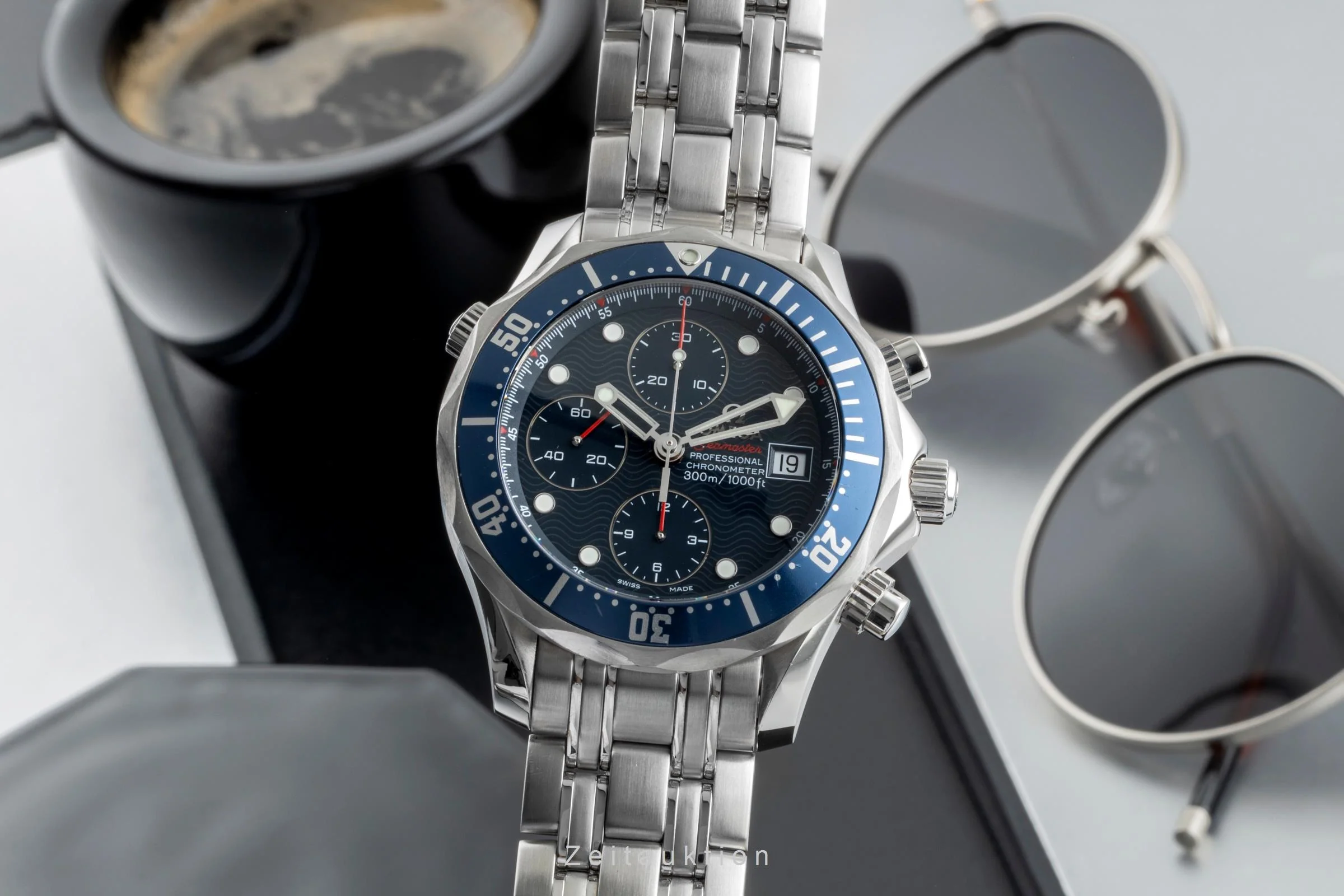 Omega Seamaster chronograph steel automatic men's watch 2225.80.00  [2506446] - Image 2