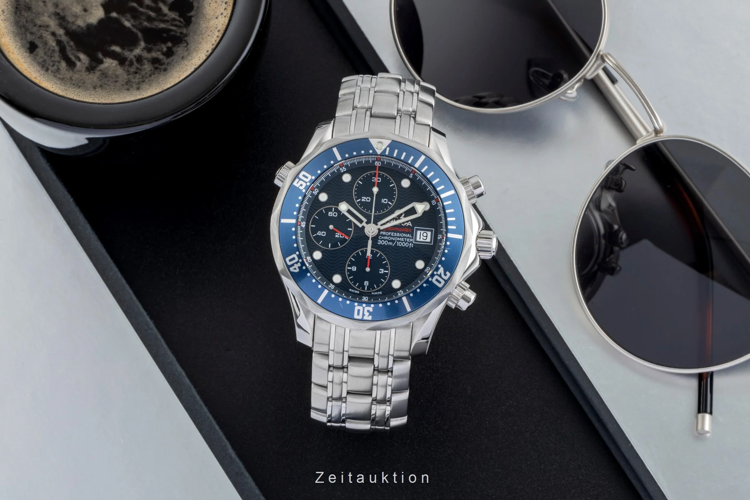 Omega Seamaster chronograph steel automatic men's watch 2225.80.00  [2506446] - Image 4