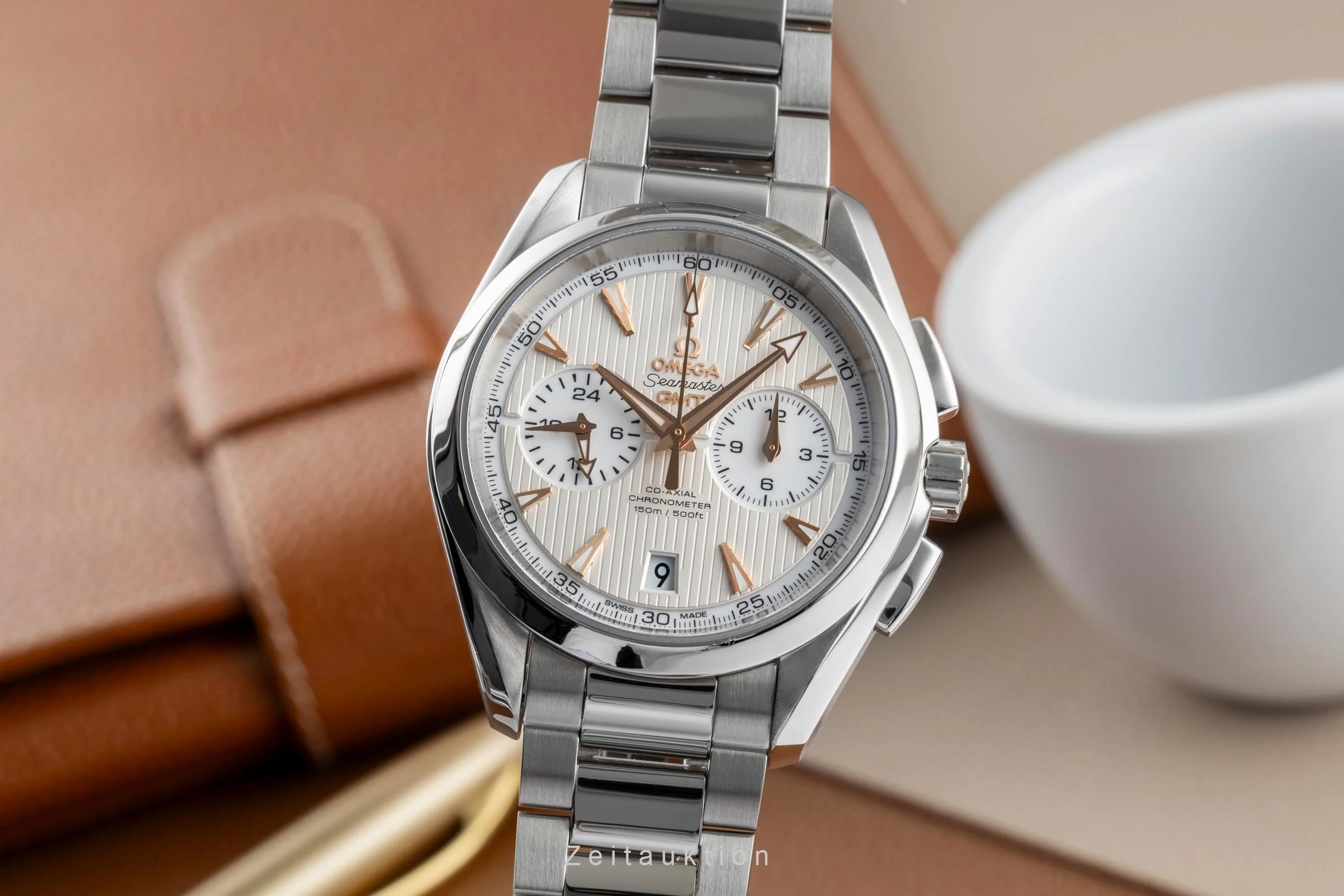 Omega Seamaster chronograph steel automatic men's watch 231.10.43.52.02.001  [2502992] - Image 2