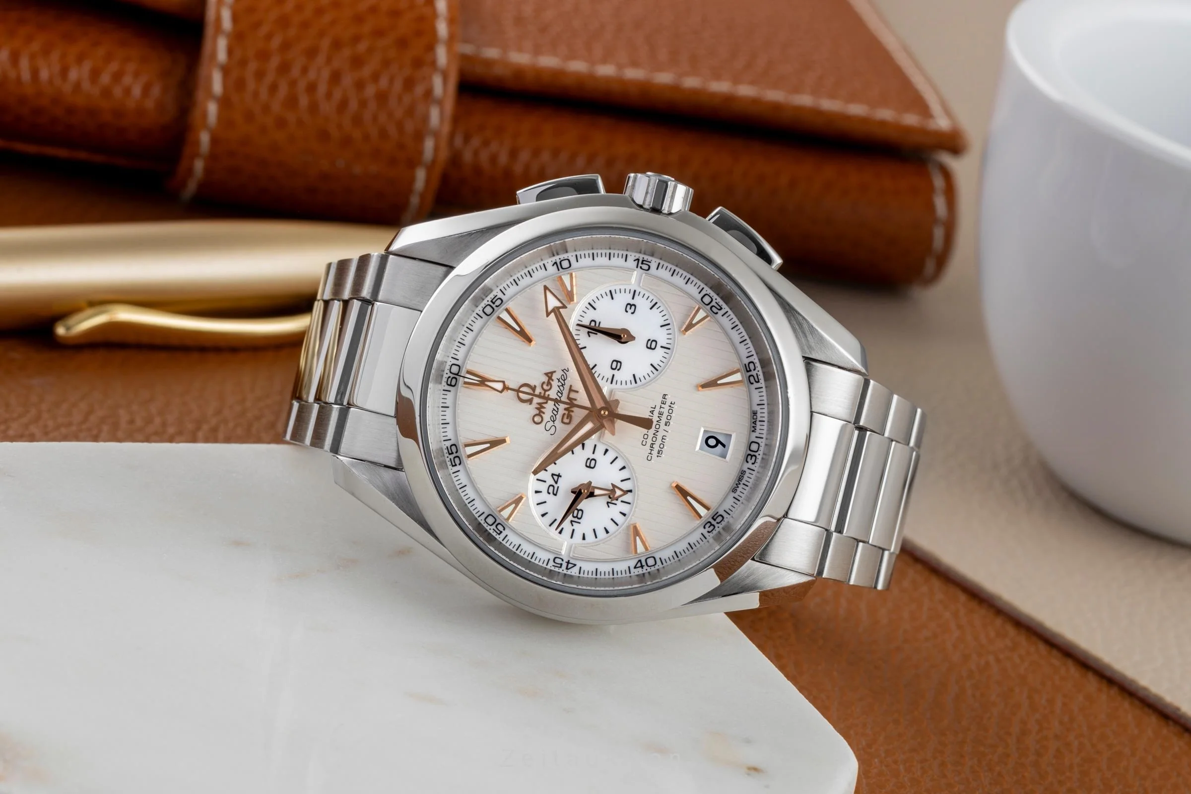 Omega Seamaster chronograph steel automatic men's watch 231.10.43.52.02.001  [2502992] - Image 3