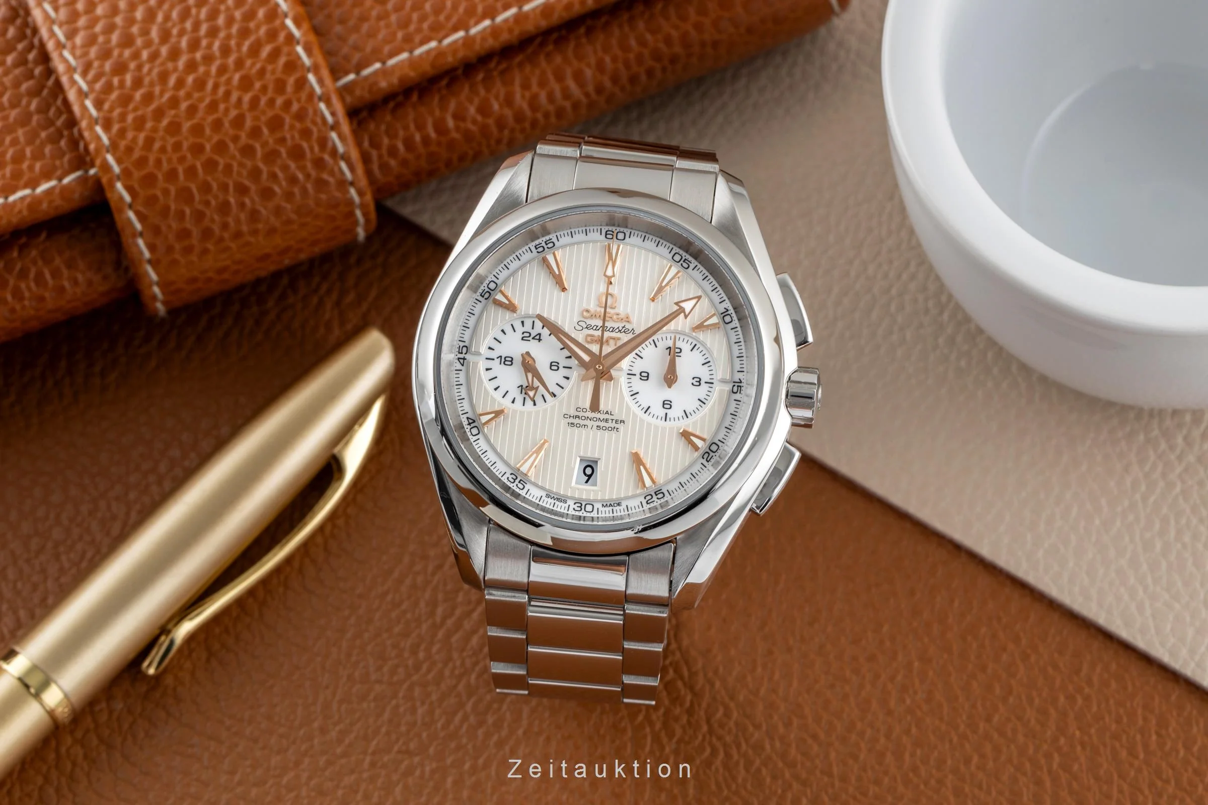 Omega Seamaster chronograph steel automatic men's watch 231.10.43.52.02.001  [2502992] - Image 4
