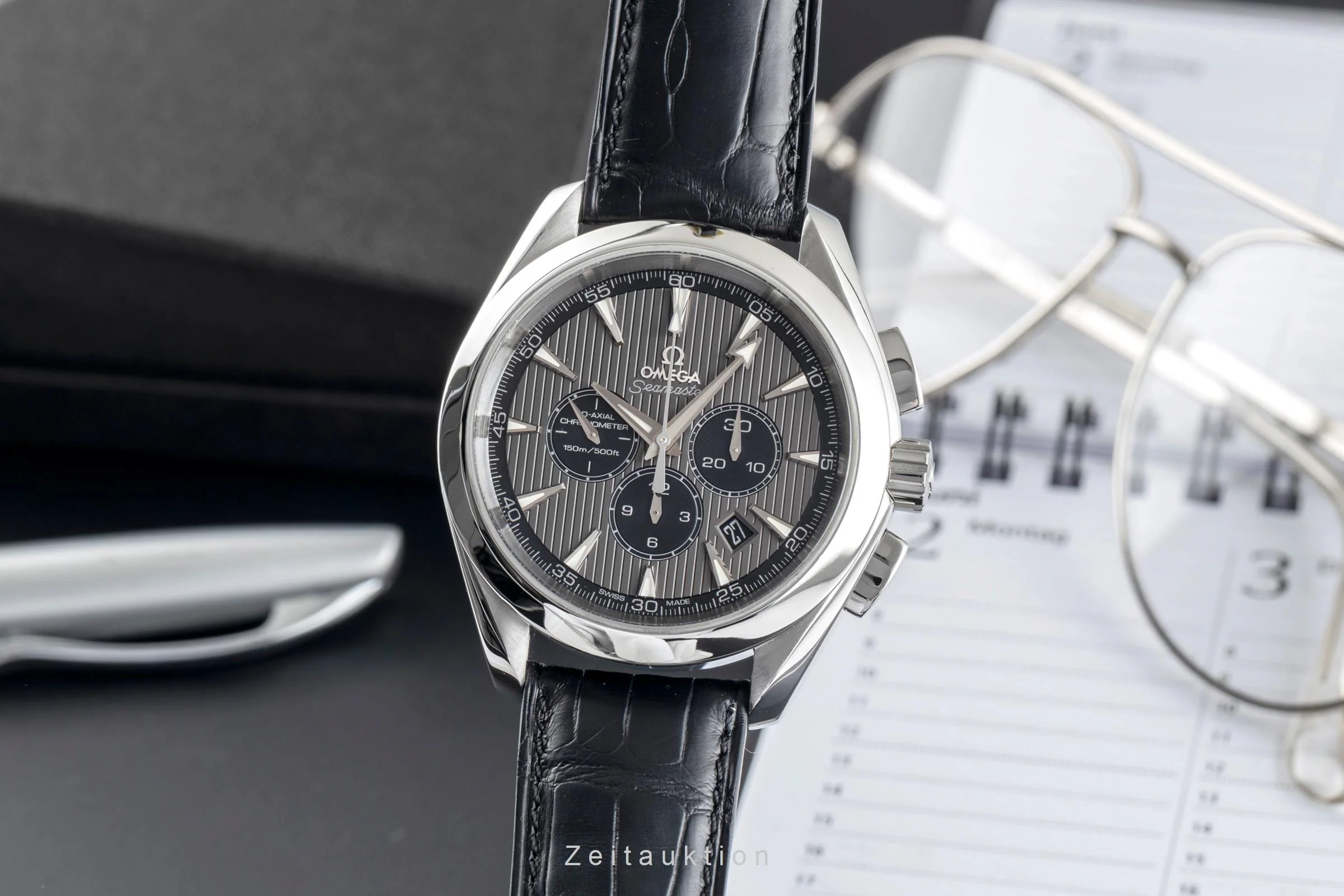 Omega Seamaster chronograph steel automatic men's watch 231.10.44.50.06.001  [2502441] - Image 2