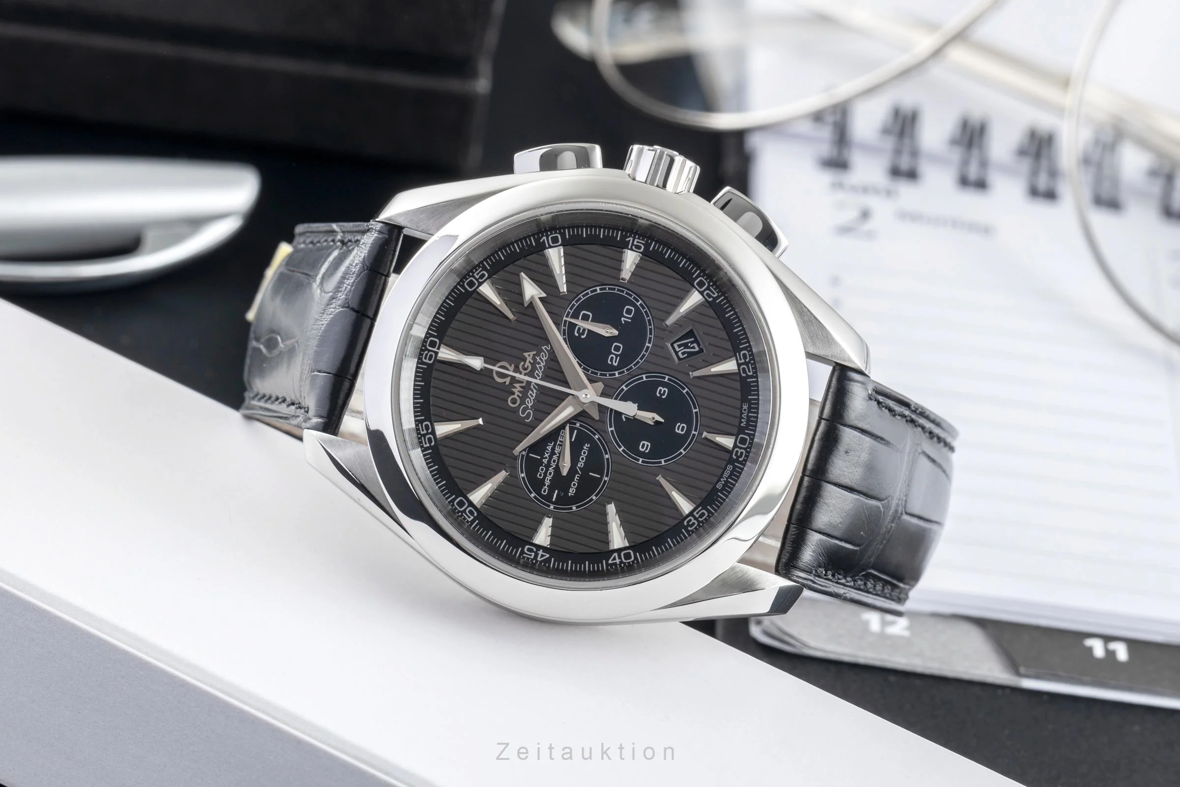 Omega Seamaster chronograph steel automatic men's watch 231.10.44.50.06.001  [2502441] - Image 3