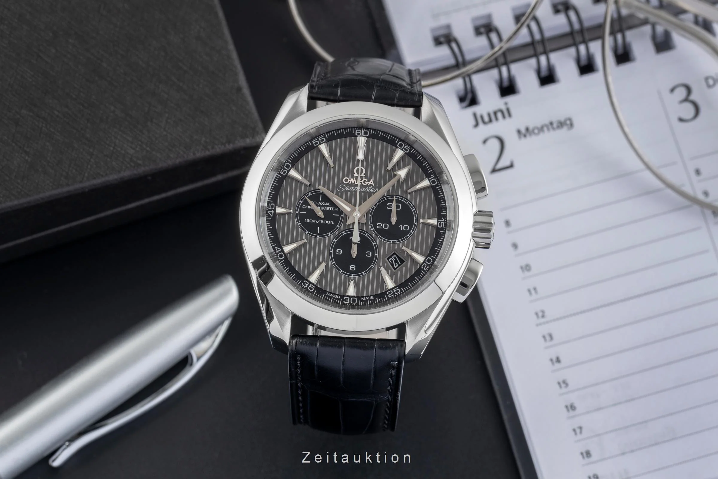 Omega Seamaster chronograph steel automatic men's watch 231.10.44.50.06.001  [2502441] - Image 4