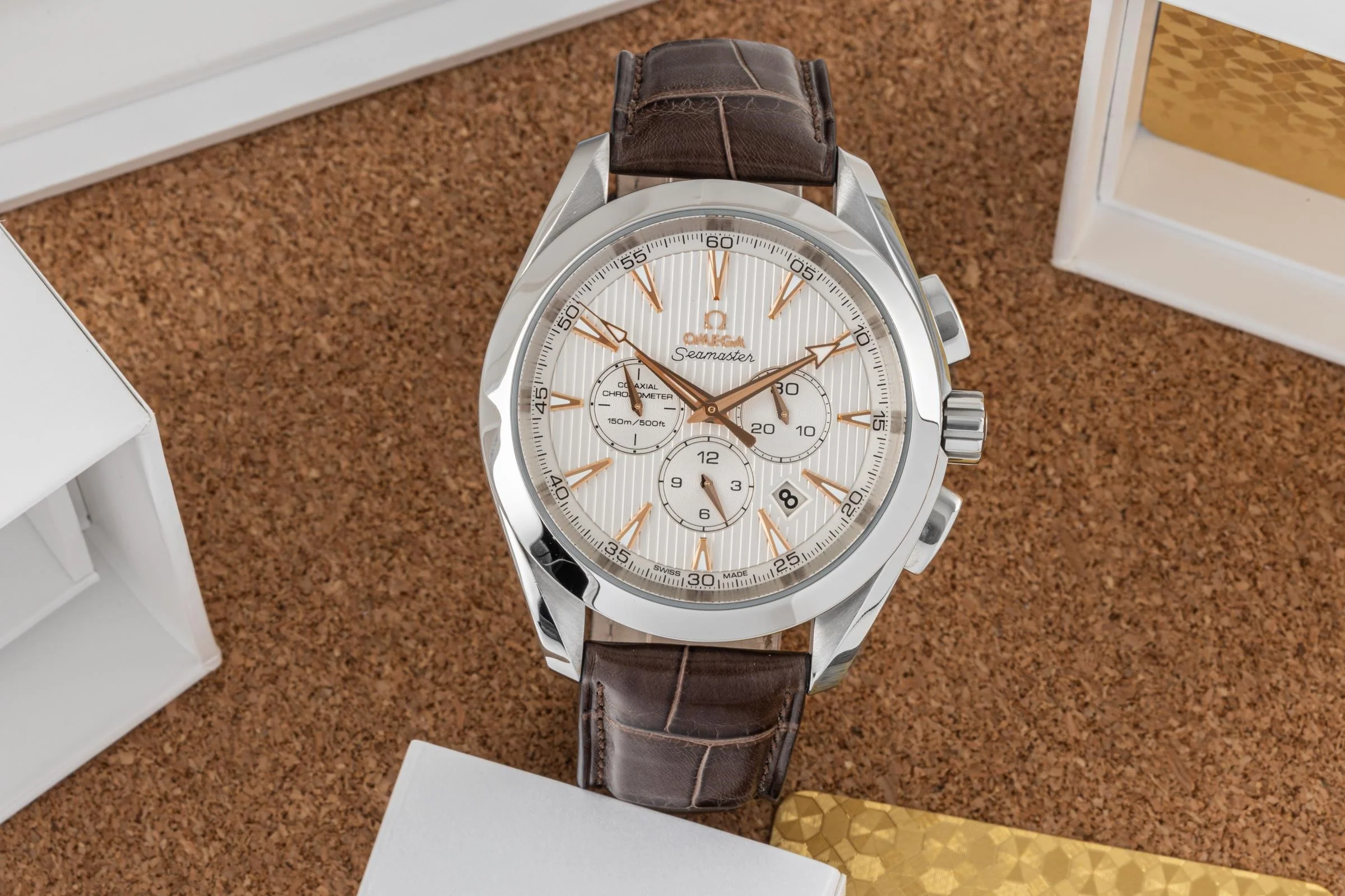 Omega Seamaster chronograph steel automatic men's watch 231.13.44.50.02.001  [2304835] - Image 3
