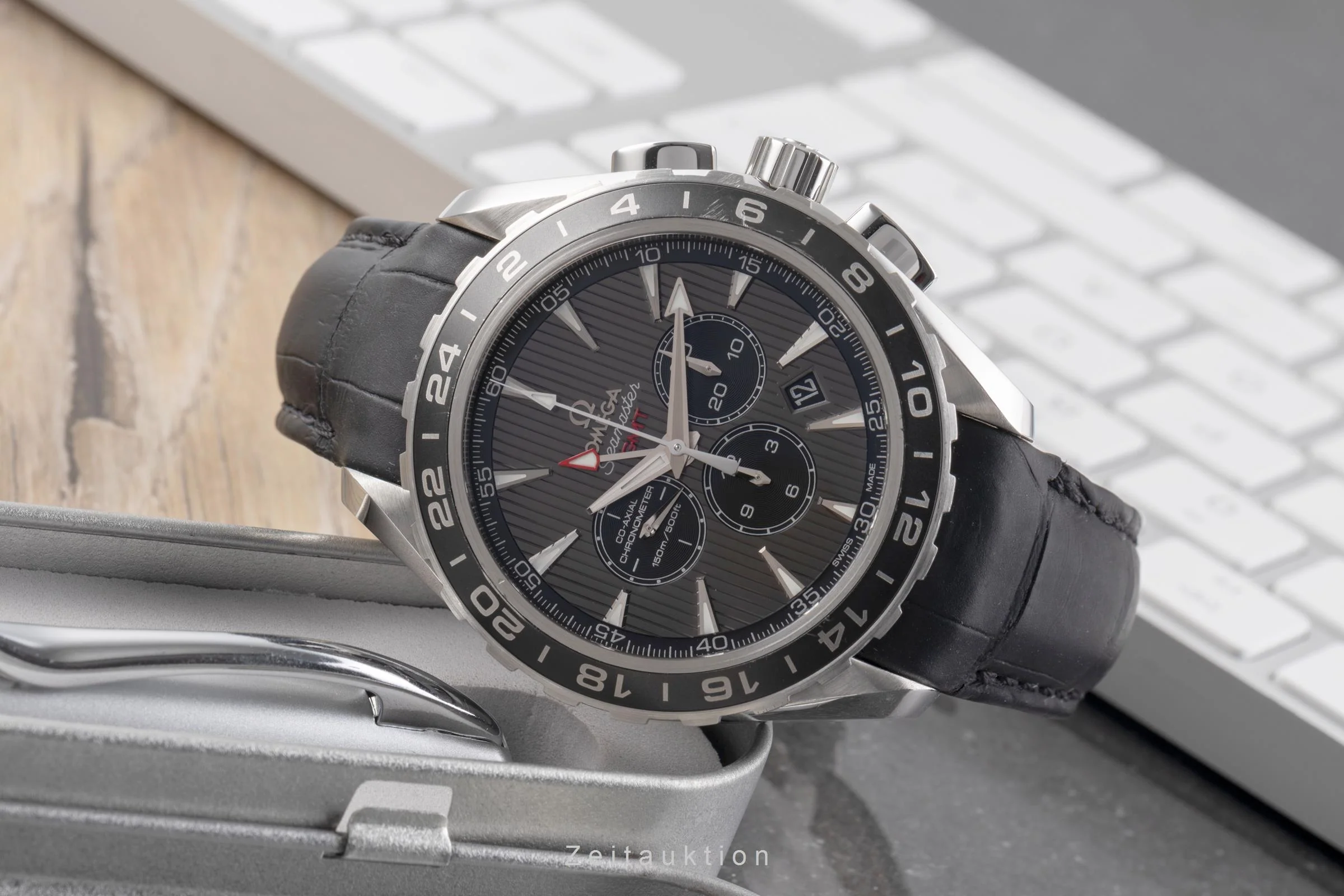 Omega Seamaster chronograph steel automatic men's watch 231.13.44.52.06.001  [2503383] - Image 3