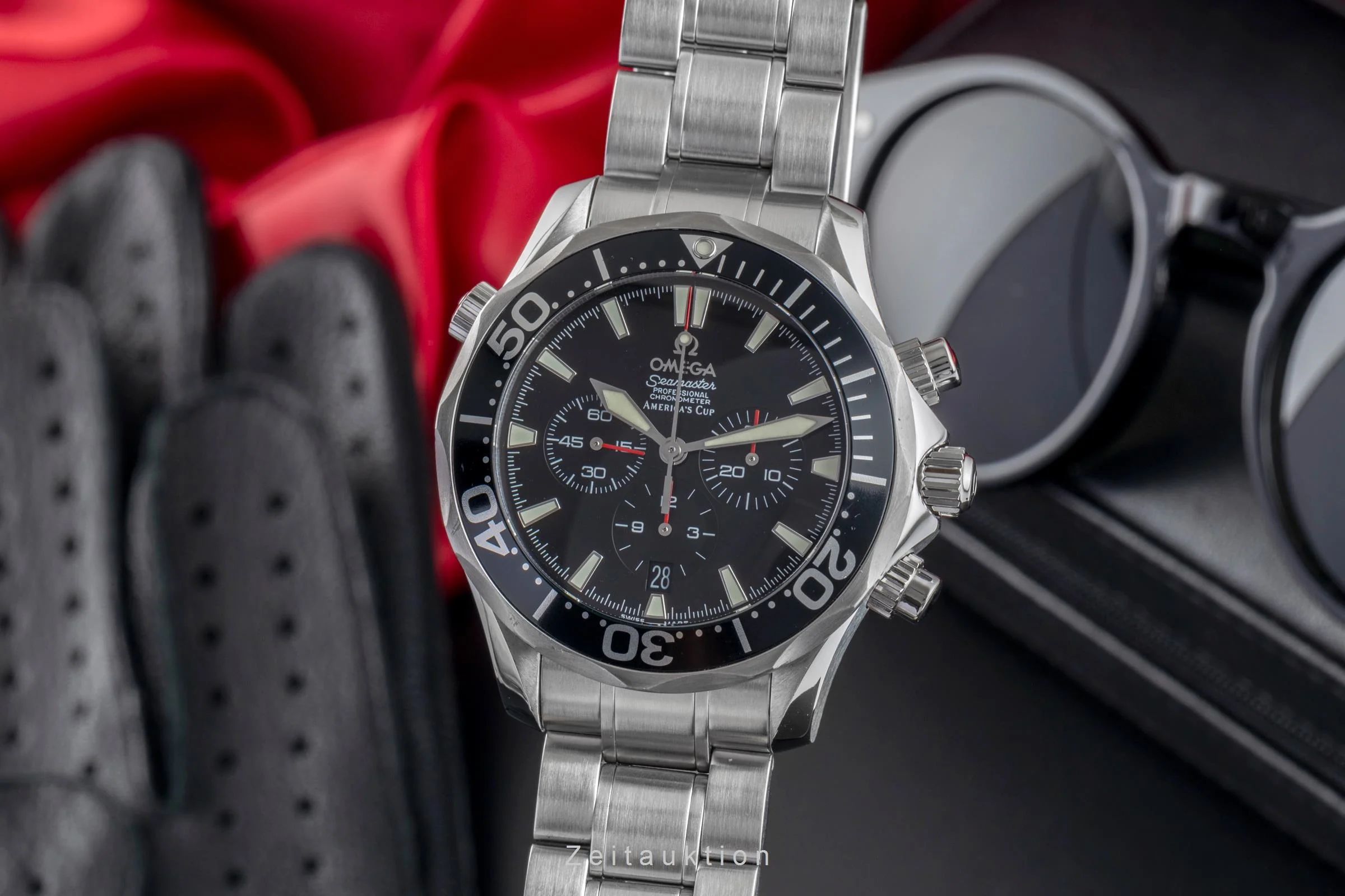 Omega Seamaster chronograph steel automatic men's watch 2594.50.00 LP: 9300EUR  [2501638] - Image 2