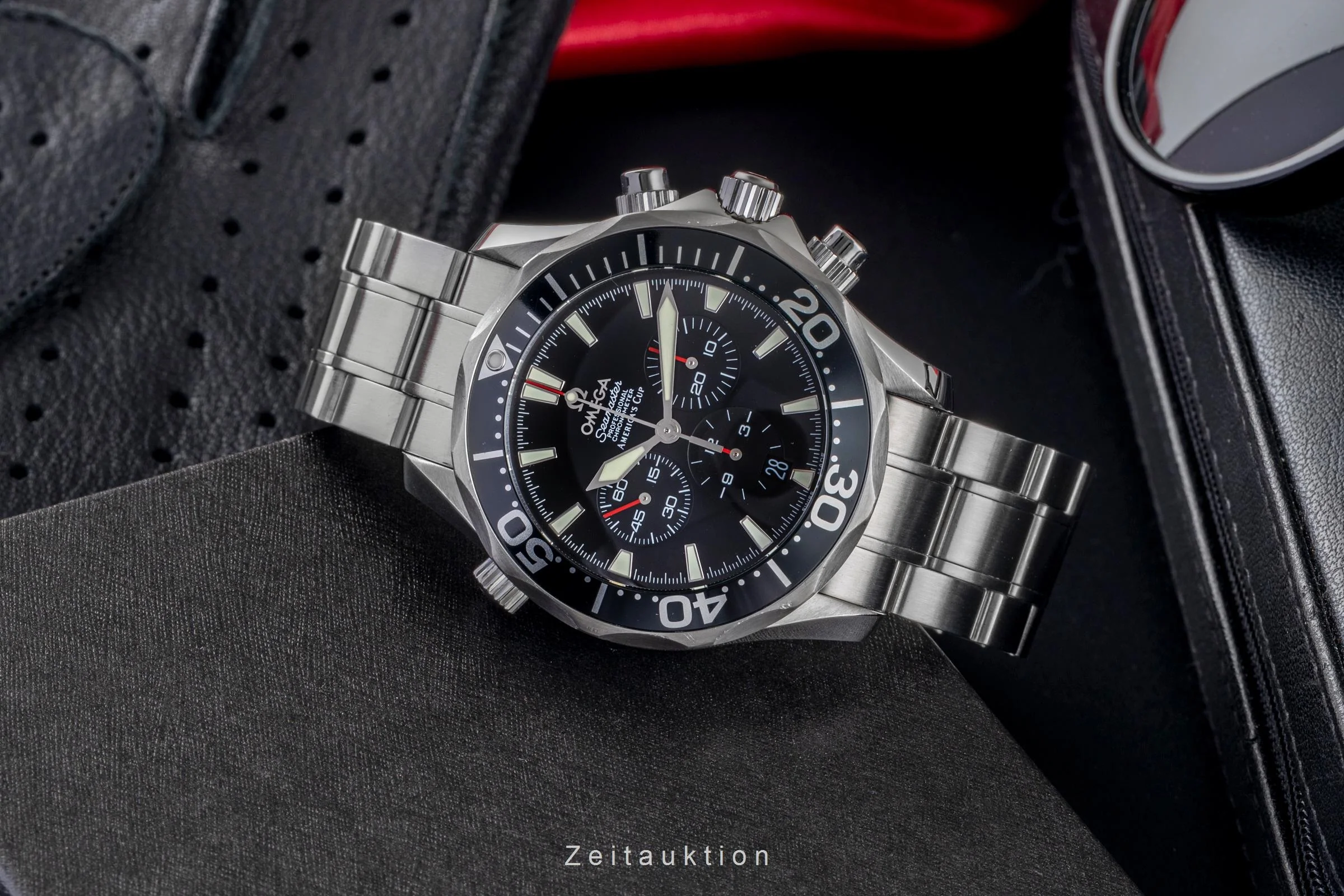 Omega Seamaster chronograph steel automatic men's watch 2594.50.00 LP: 9300EUR  [2501638] - Image 3