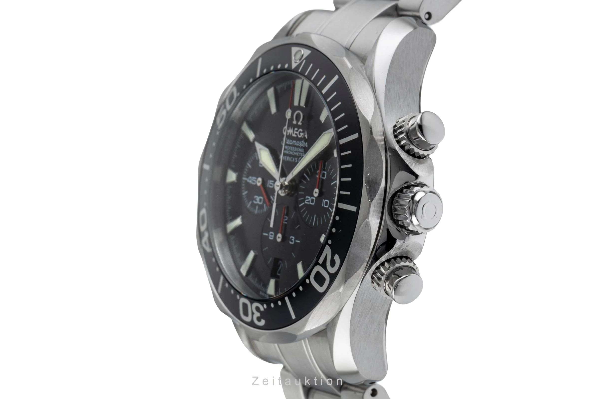 Omega Seamaster chronograph steel automatic men's watch 2594.50.00 LP: 9300EUR  [2501638] - Image 7