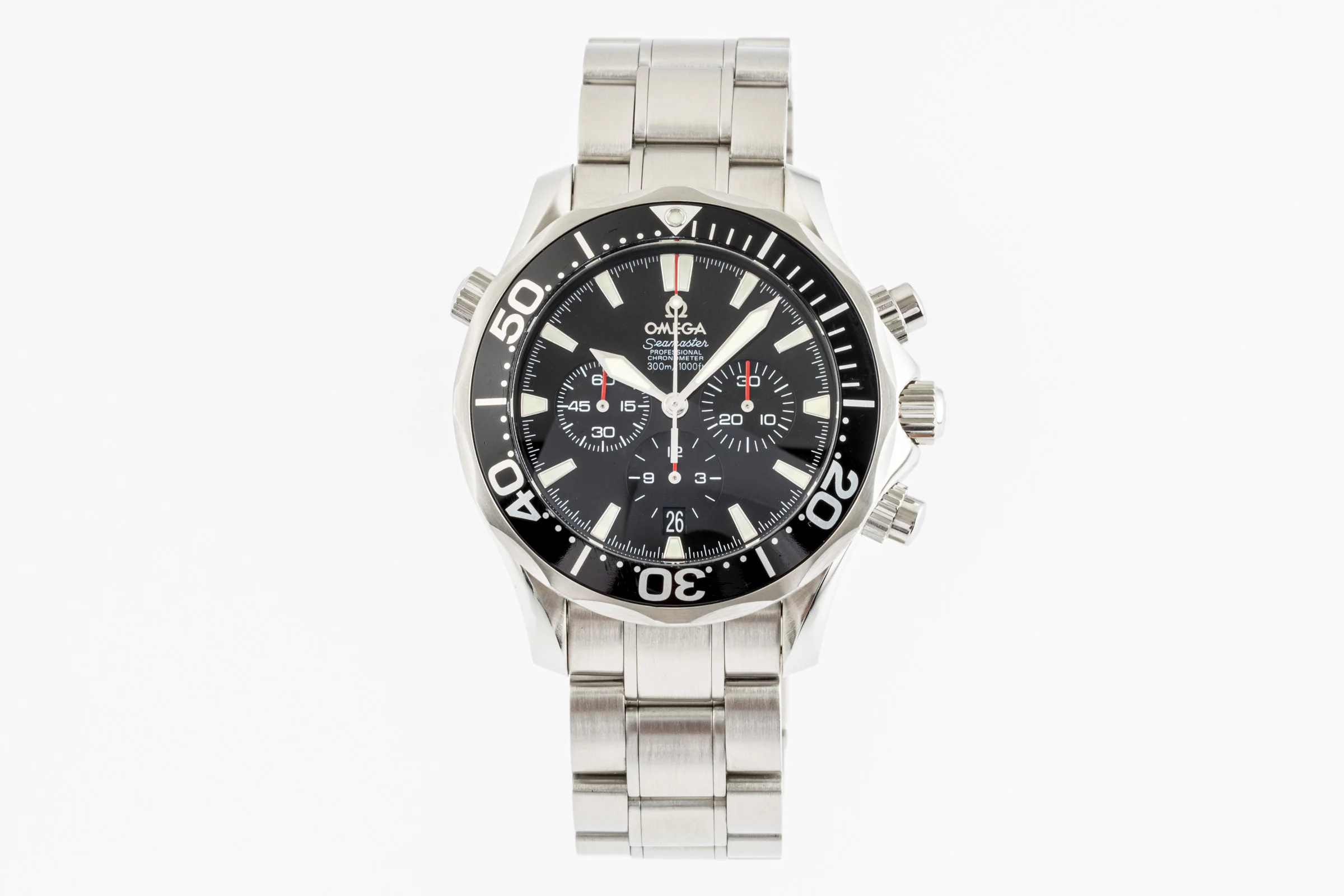 Omega Seamaster chronograph steel automatic men's watch 2594.52.00 LP: 5000EUR  [2302263] - Image 4