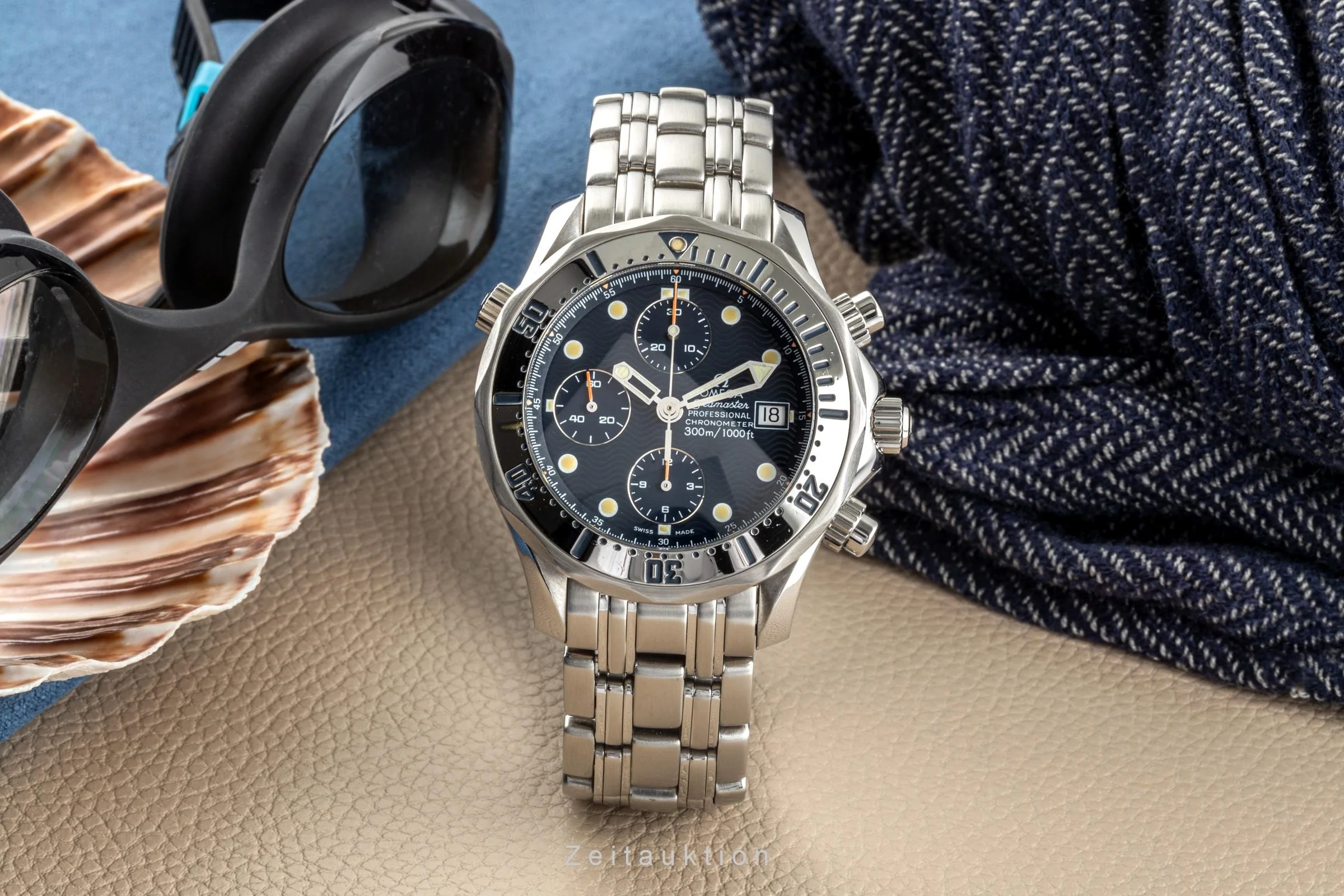 Omega Seamaster chronograph steel automatic men's watch 2598.80.00 LP: 9100EUR  [2300375] - Image 3