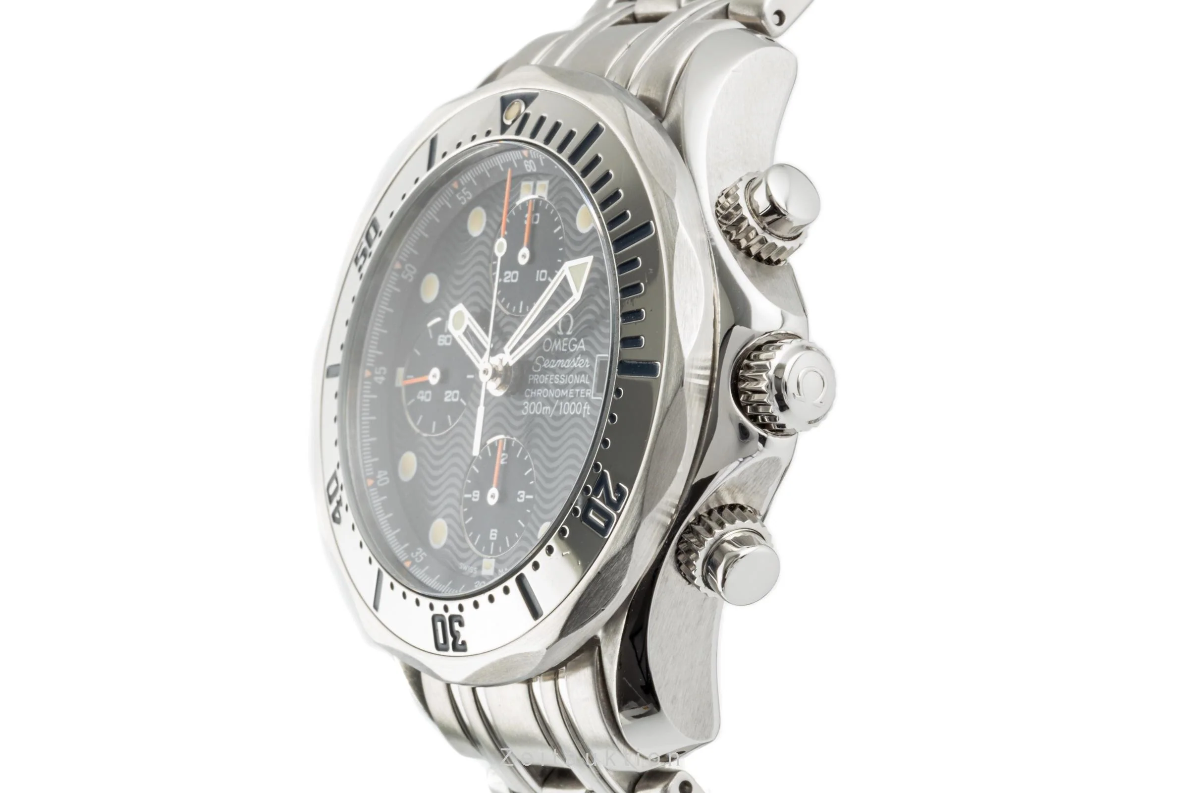 Omega Seamaster chronograph steel automatic men's watch 2598.80.00 LP: 9100EUR  [2300375] - Image 6