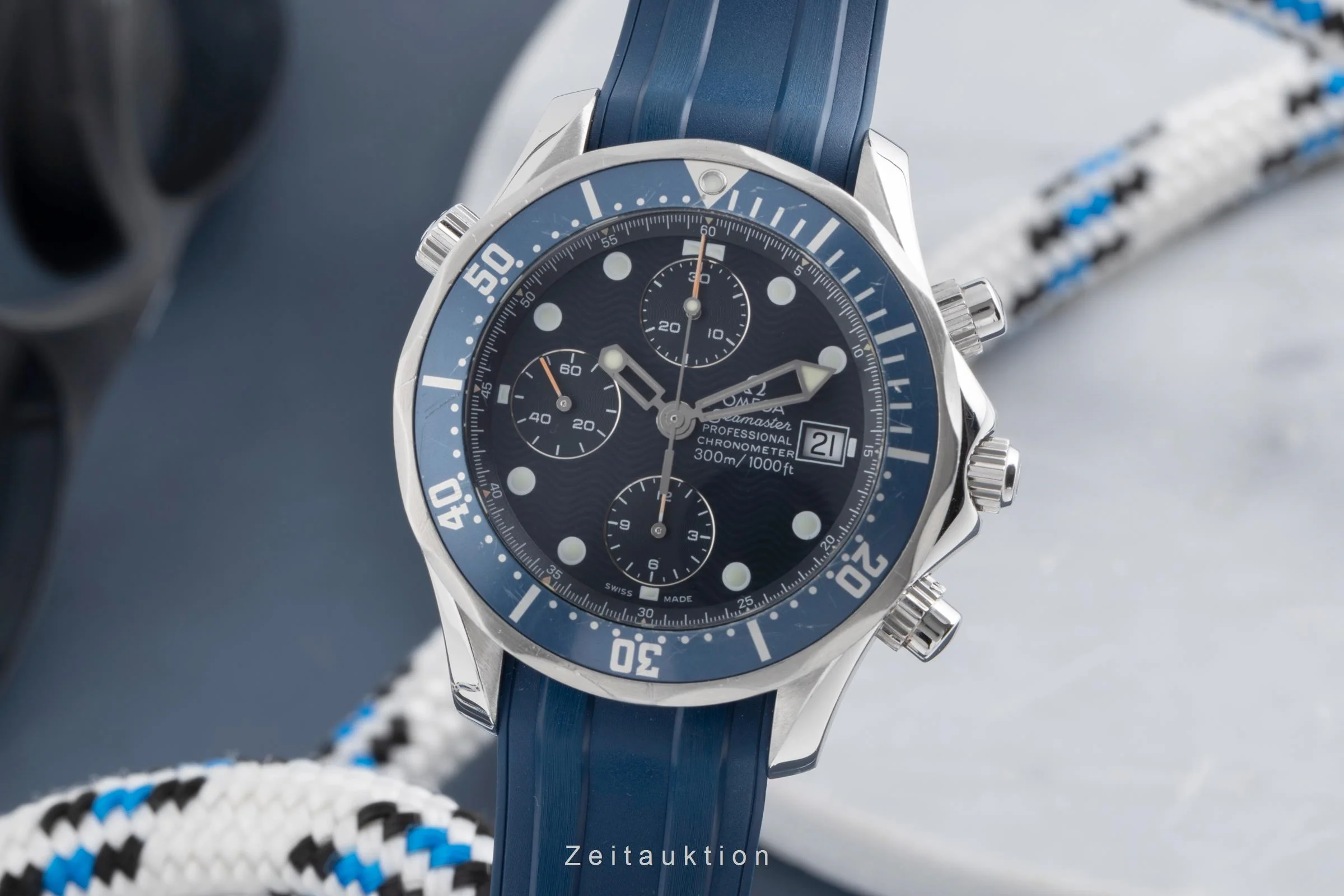 Omega Seamaster chronograph steel automatic men's watch 2599.80.00 LP: 9000EUR  [2502418] - Image 2