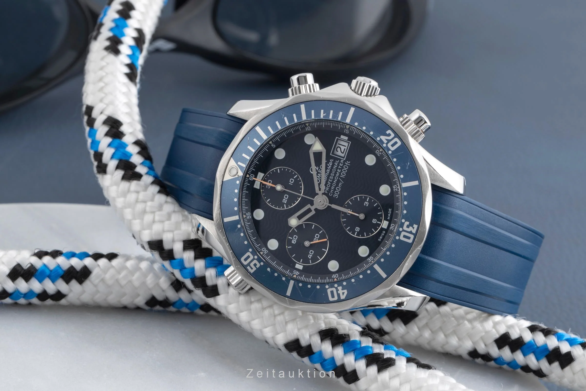 Omega Seamaster chronograph steel automatic men's watch 2599.80.00 LP: 9000EUR  [2502418] - Image 3