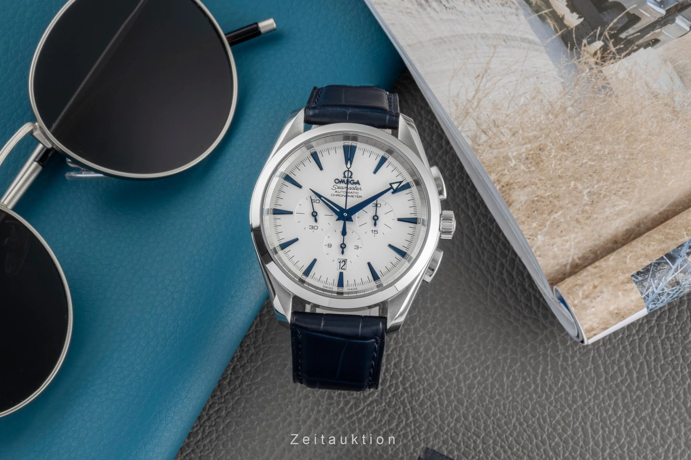 Omega Seamaster chronograph steel automatic men's watch 2812.30.31  [2505501] - Image 4