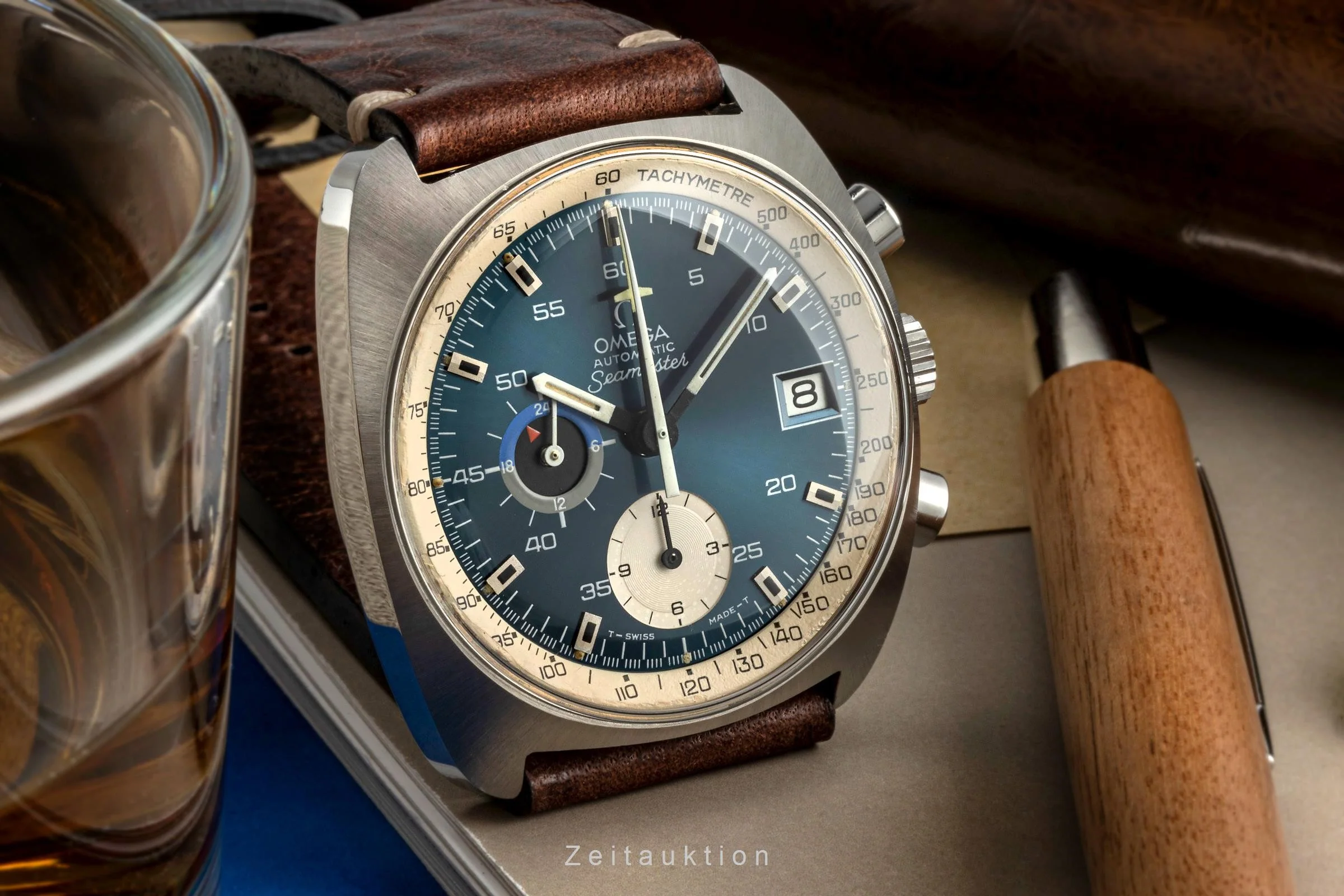 Omega Seamaster chronograph steel automatic men's watch ST 176.007 Vintage  [2401329] - Image 11