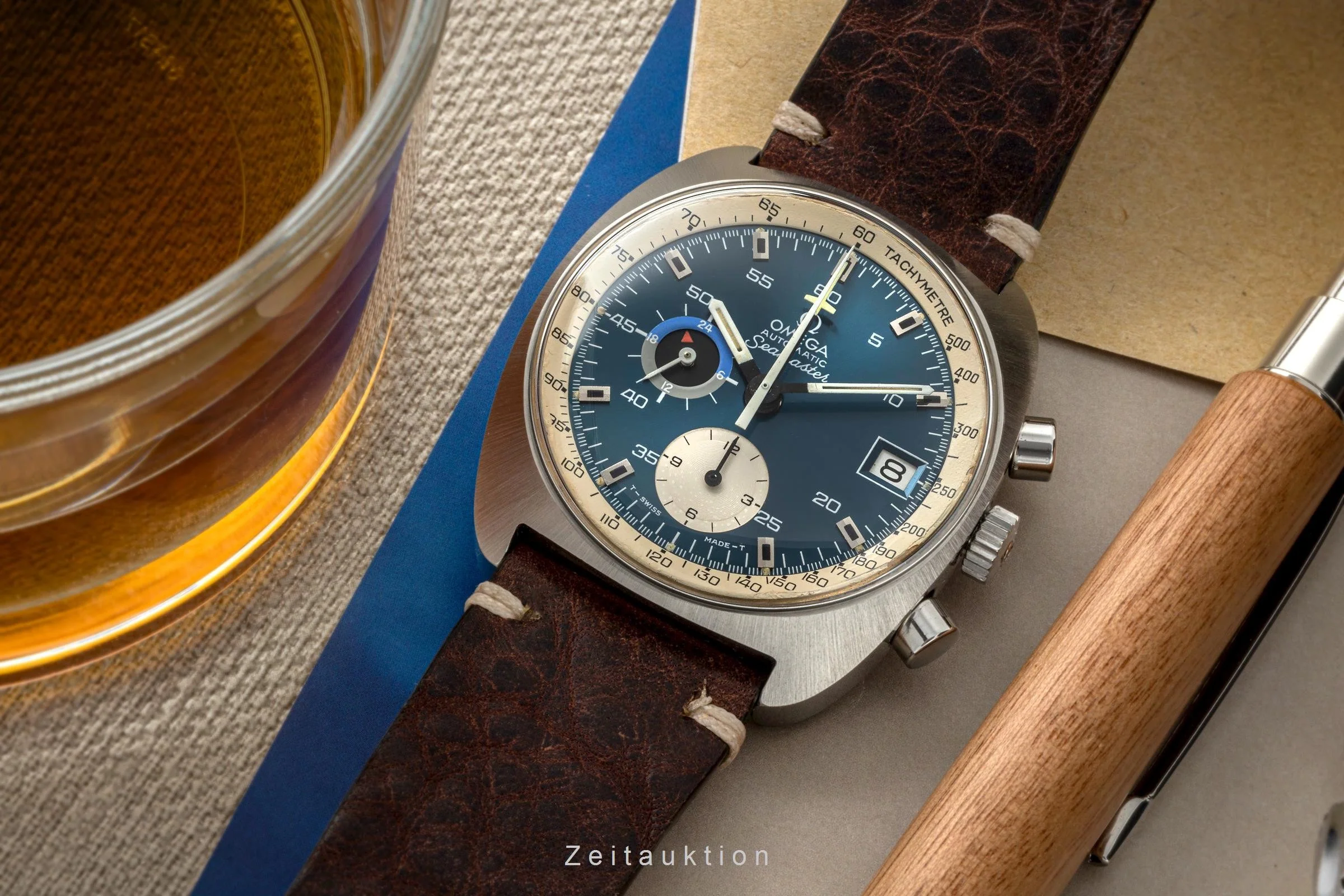 Omega Seamaster chronograph steel automatic men's watch ST 176.007 Vintage  [2401329] - Image 2