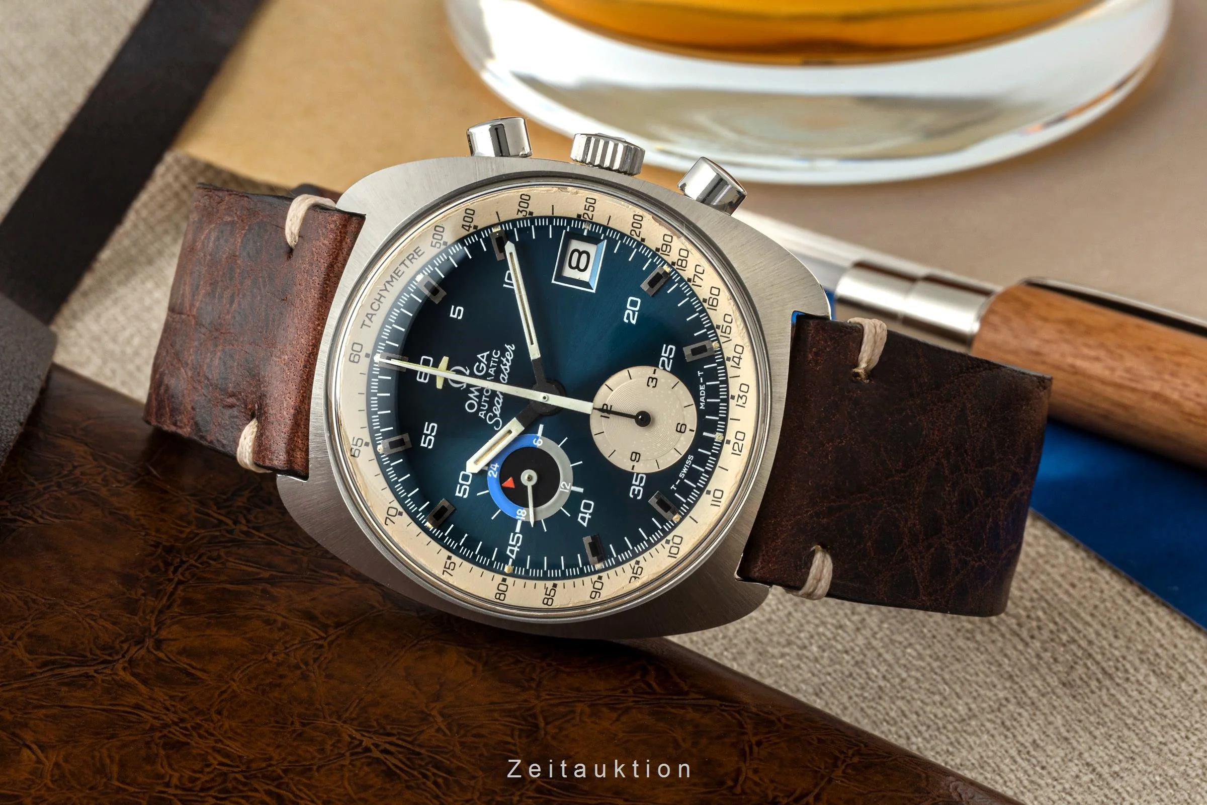 Omega Seamaster chronograph steel automatic men's watch ST 176.007 Vintage  [2401329] - Image 3