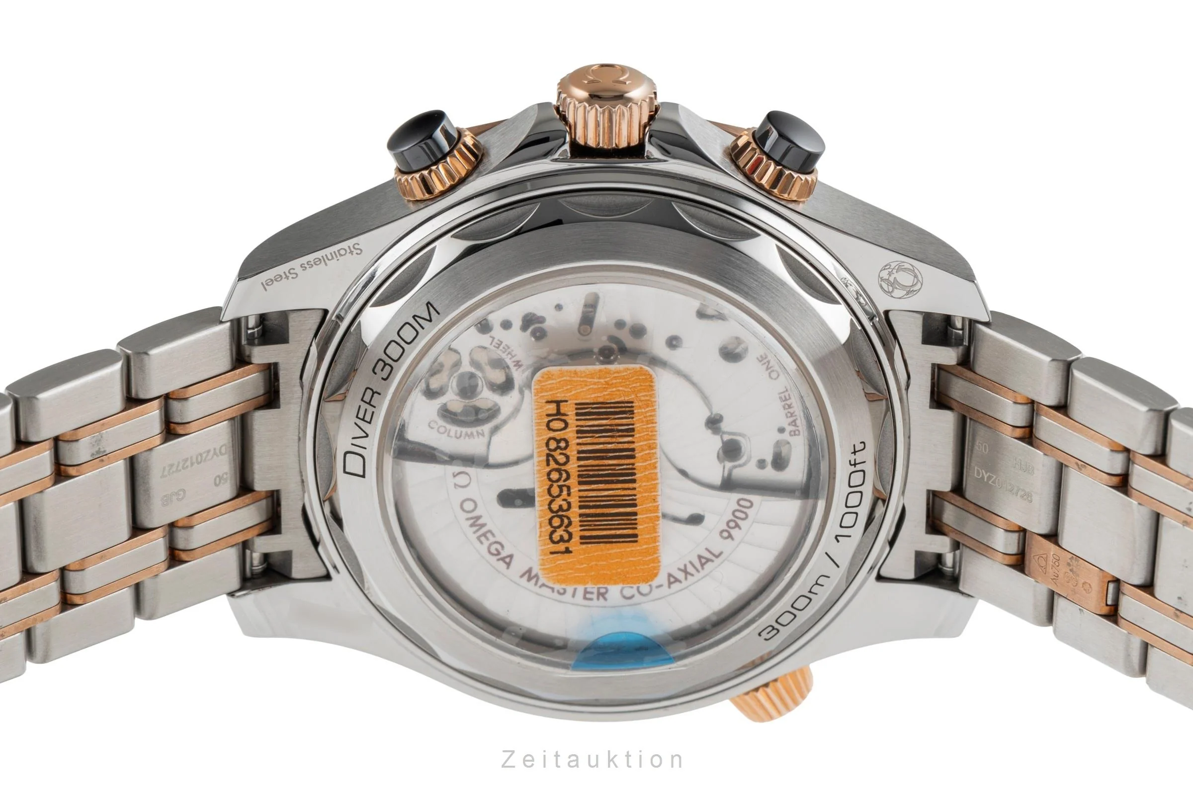 Omega Seamaster chronograph steel / gold automatic men's watch 210.20.44.51.01.001 LP: 17500EUR  [2504407] - Image 11