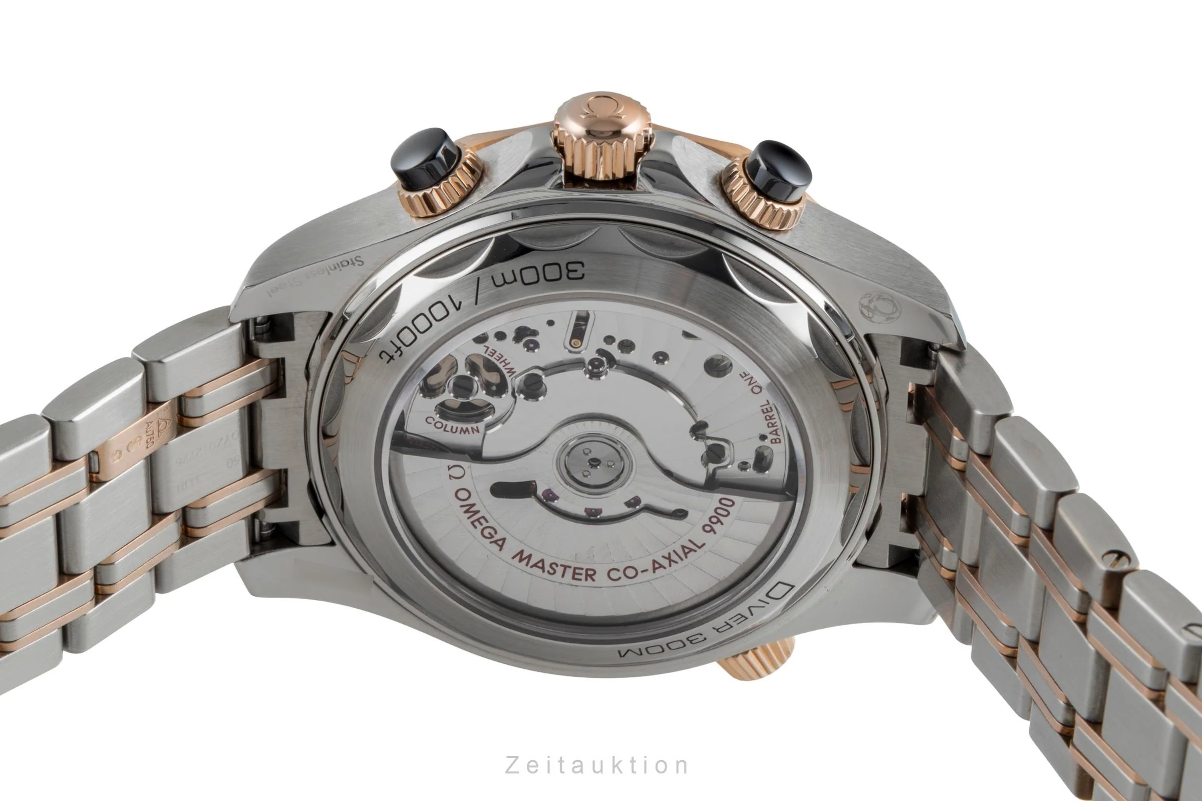 Omega Seamaster chronograph steel / gold automatic men's watch 210.20.44.51.01.001 LP: 17500EUR  [2506393] - Image 12