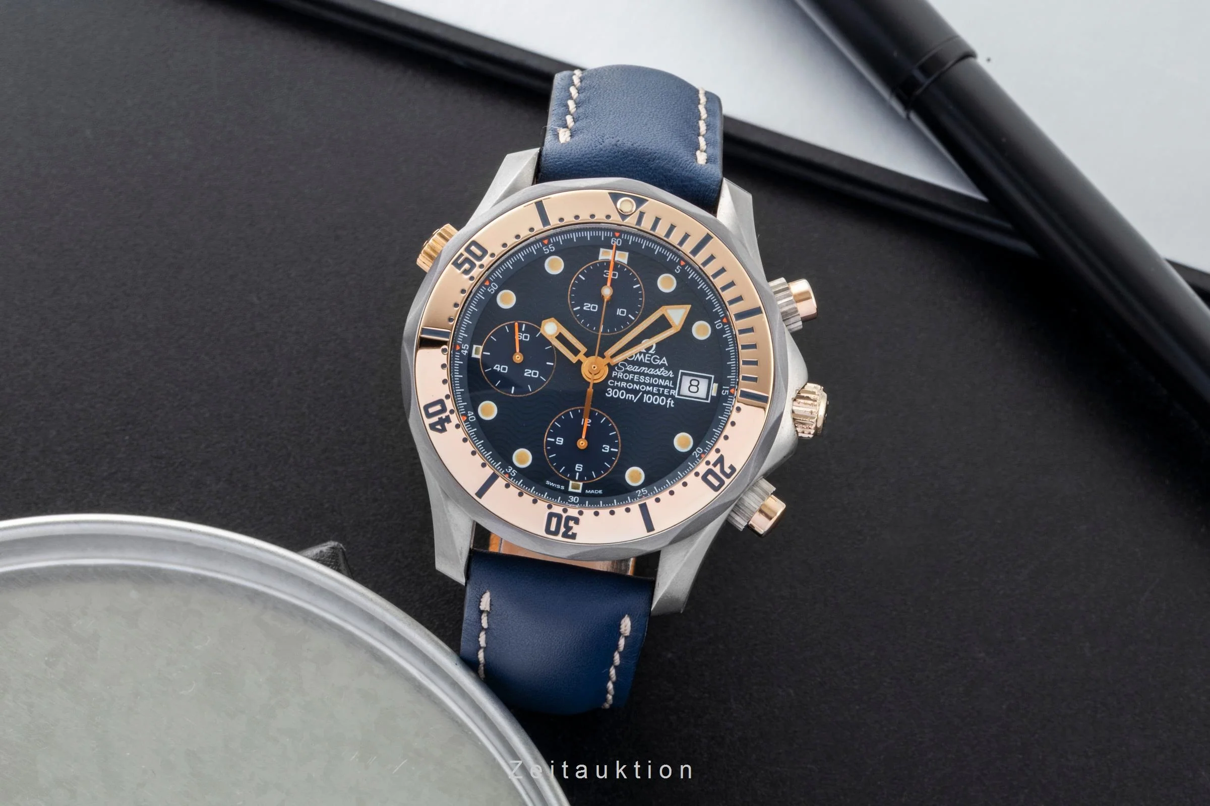 Omega Seamaster chronograph titanium / gold automatic men's watch 2296.80.00  [2507502] - Image 4