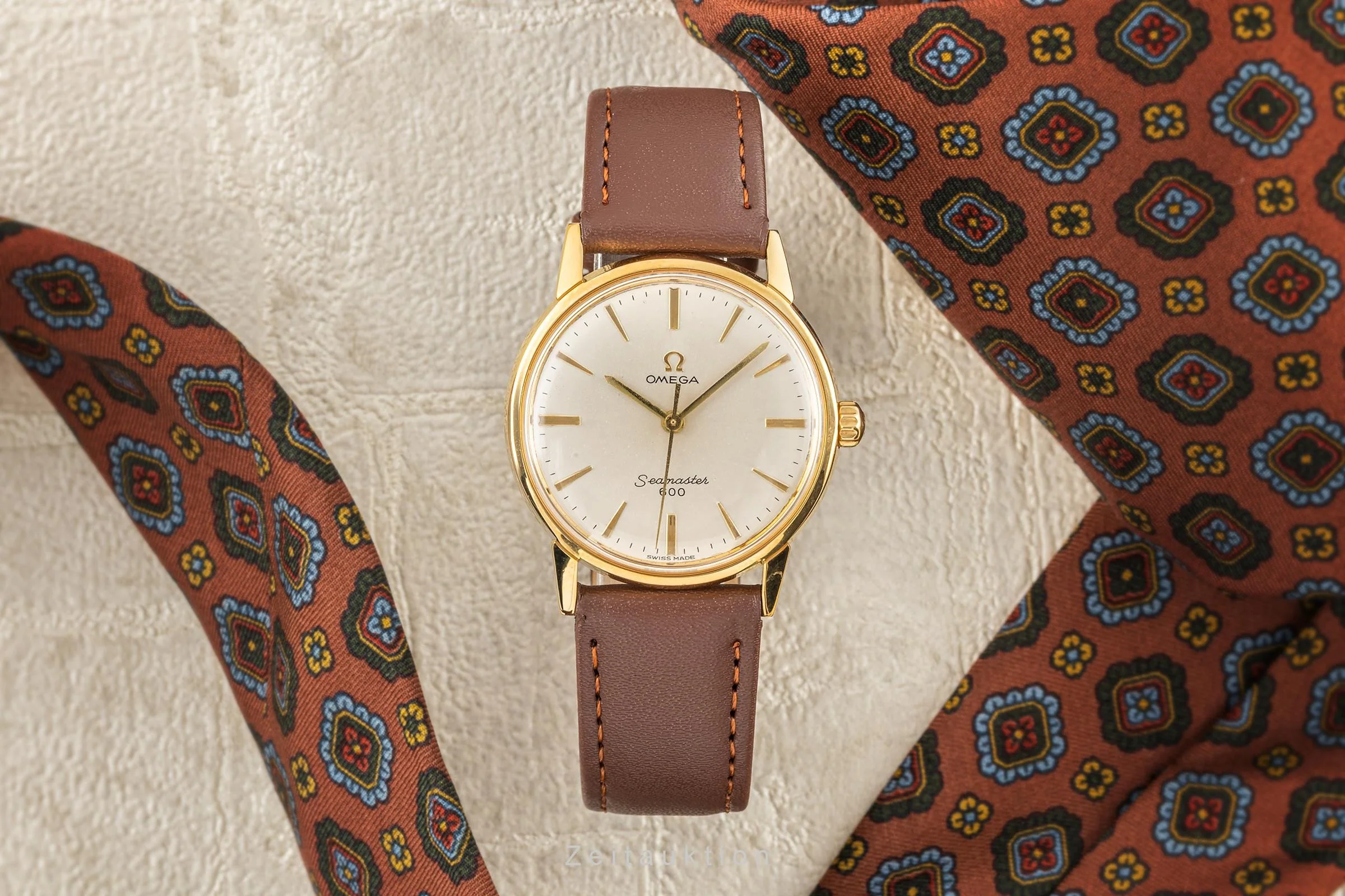 Omega Seamaster gilt-brass manual winding men's watch 135.012  [2304609] - Image 3