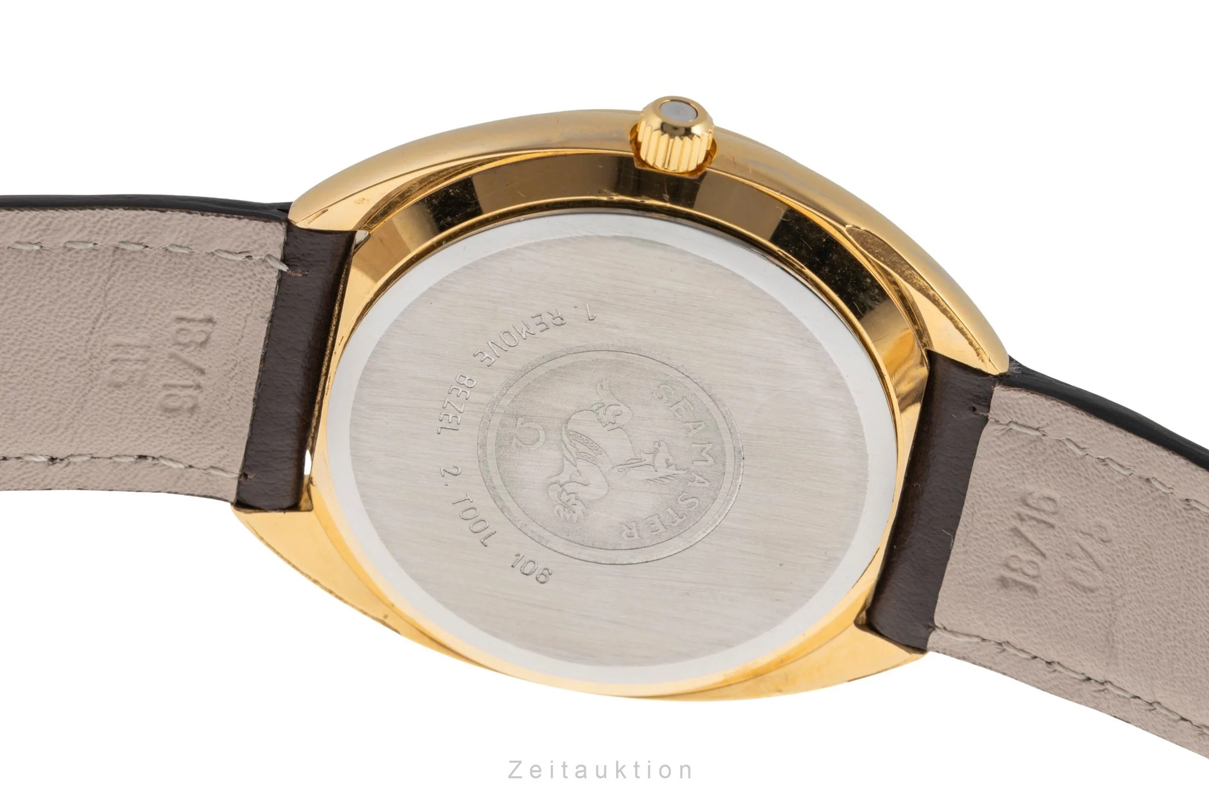 Omega Seamaster gold-plated quartz men's watch 196.0078  [2500186] - Image 12