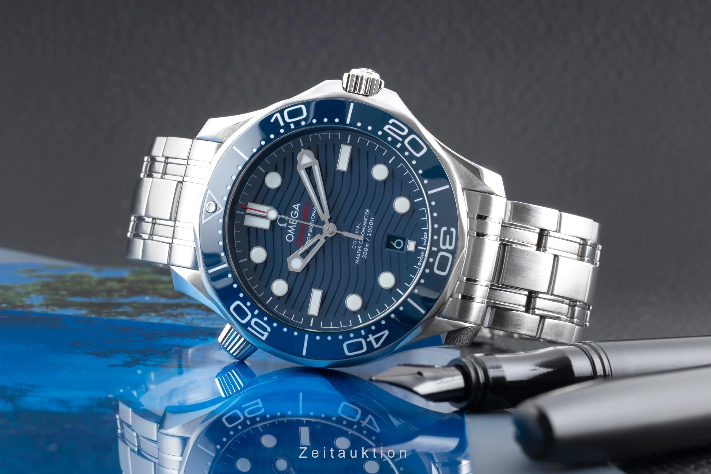 Omega Seamaster steel automatic men's watch 210.30.42.20.03.001 LP: 6500EUR  [2504155] - Image 3