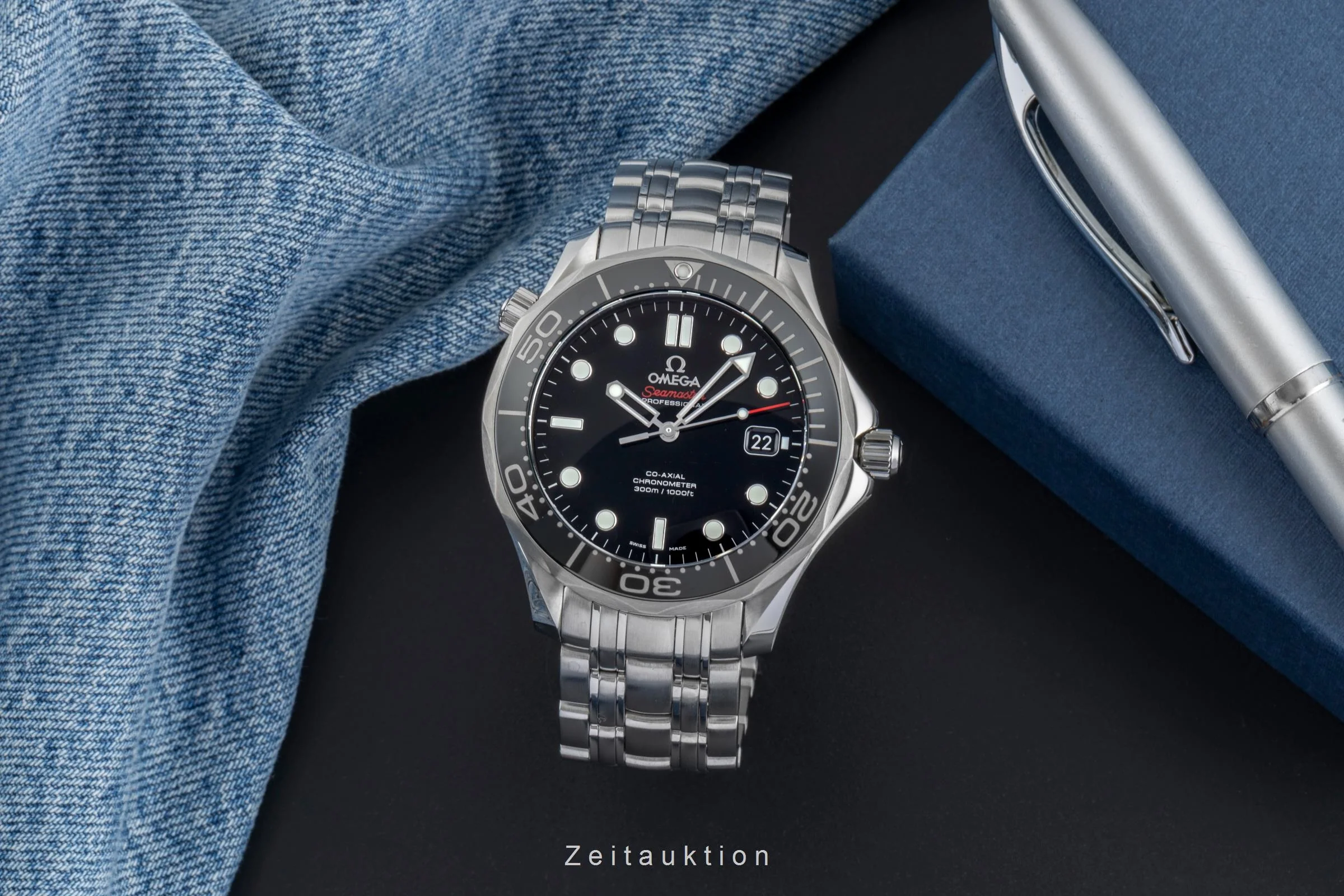 Omega Seamaster steel automatic men's watch 212.30.41.20.01.003 LP: 6500EUR  [2505034] - Image 4