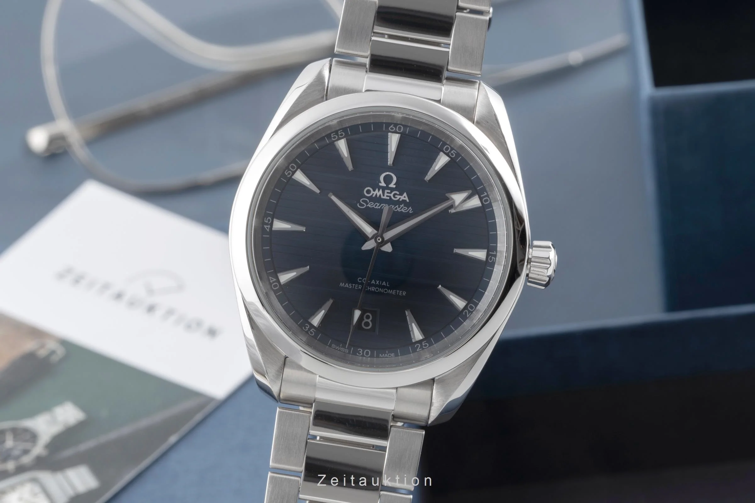 Omega Seamaster steel automatic men's watch 220.10.38.20.03.001 LP: 6800EUR  [2504660] - Image 2
