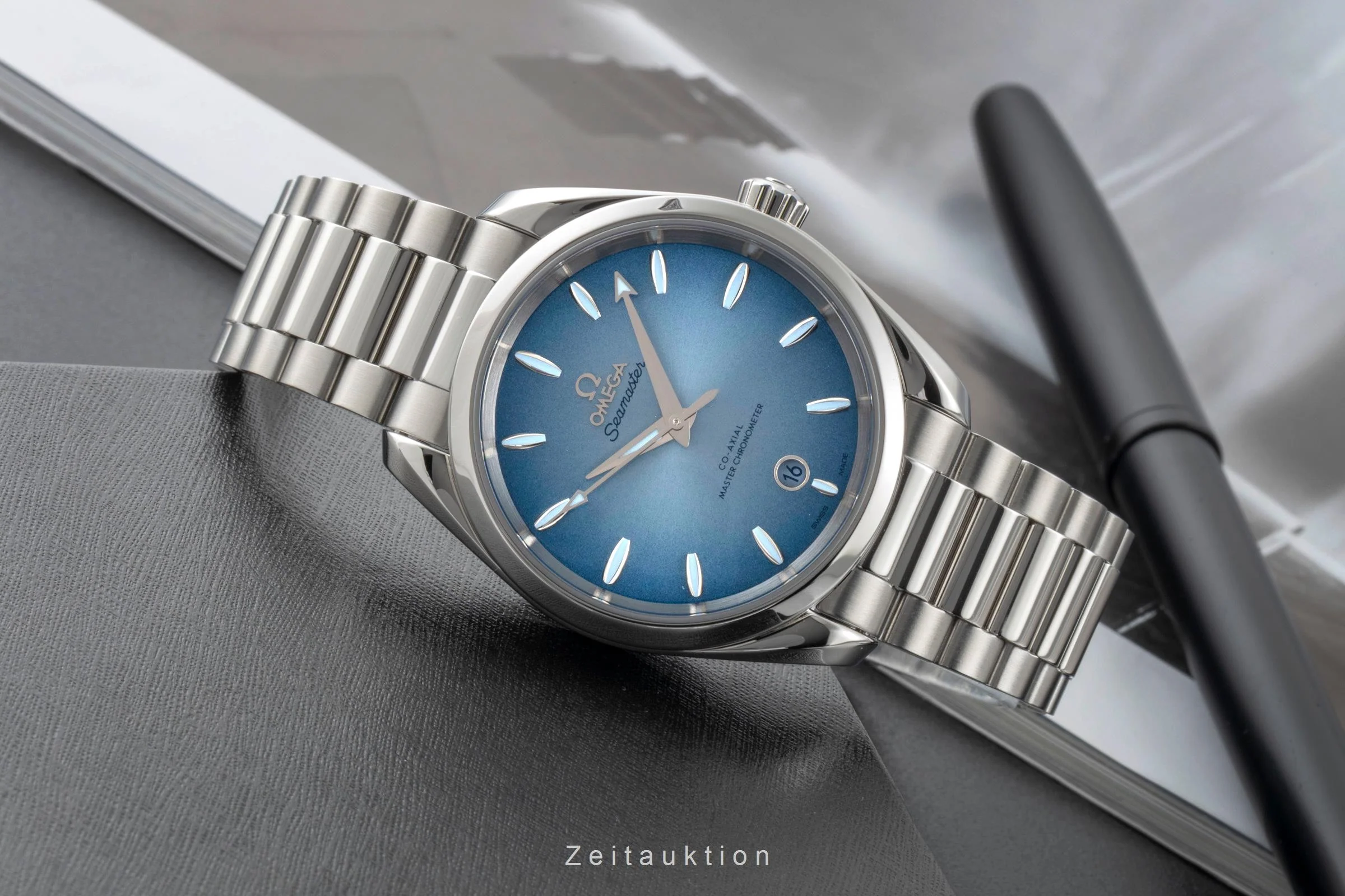 Omega Seamaster steel automatic men's watch 220.10.38.20.03.004 LP: 7600EUR  [2600767] - Image 3