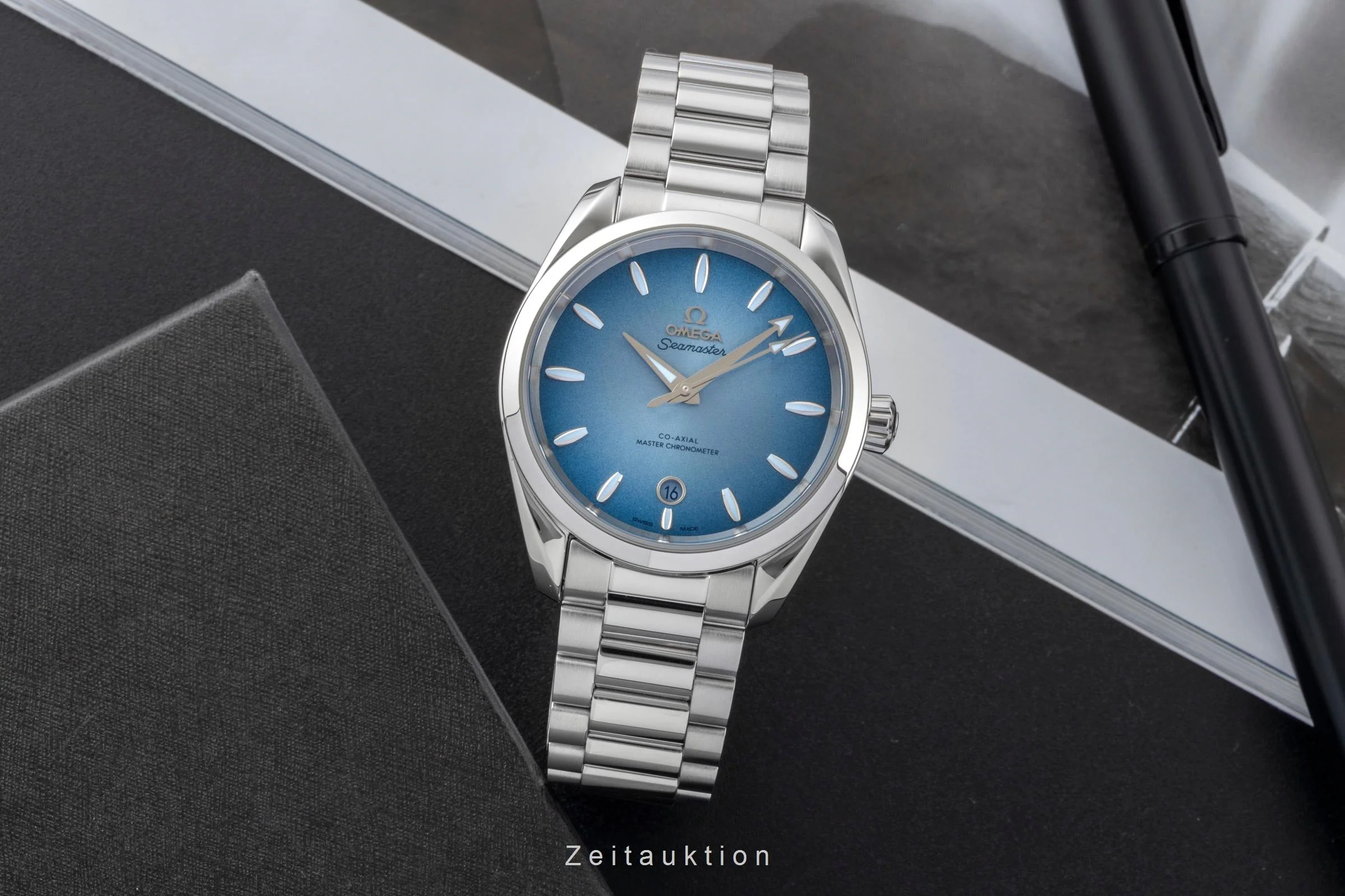 Omega Seamaster steel automatic men's watch 220.10.38.20.03.004 LP: 7600EUR  [2600767] - Image 4